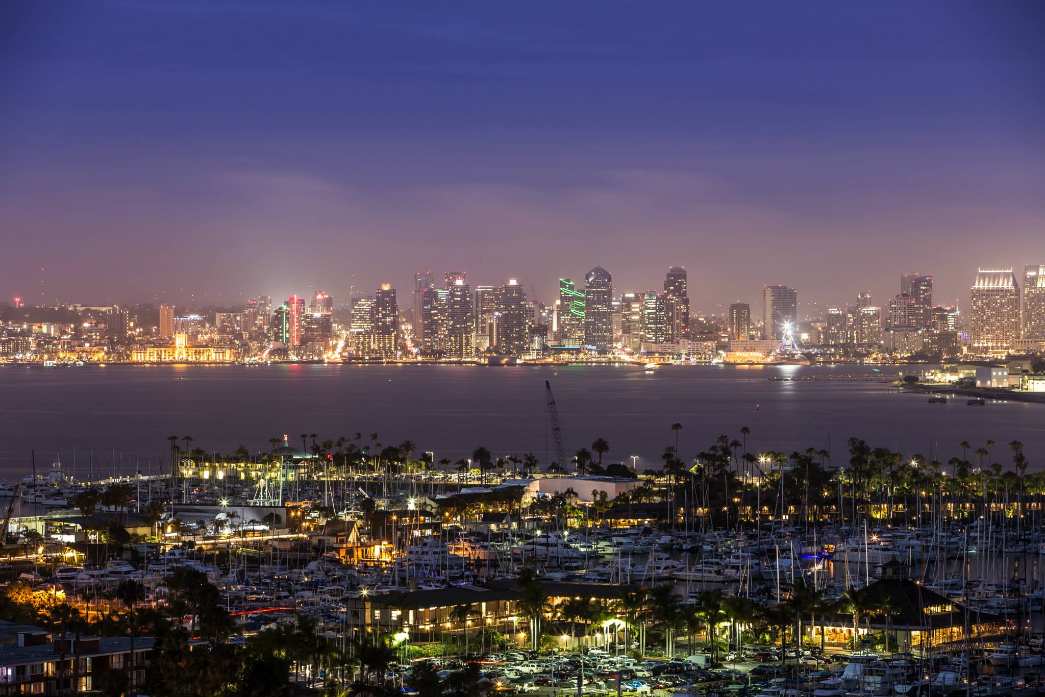 Blue Hour Calm — Coronado Island