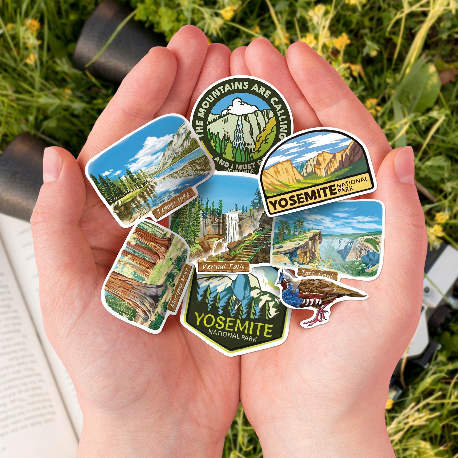 Yosemite National Park Stickers (28pcs)