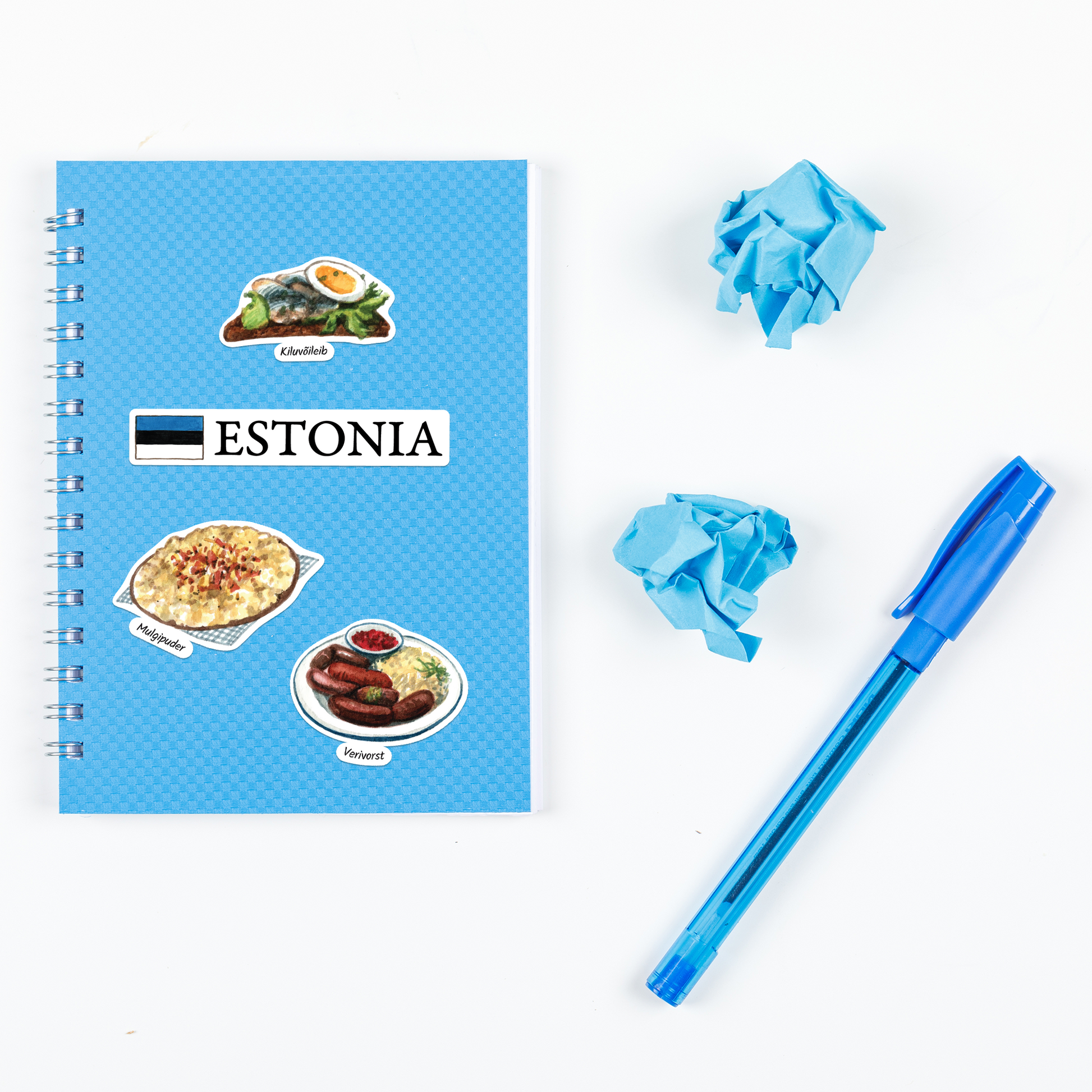 Enchanting Estonia Travel Stickers (28pcs)