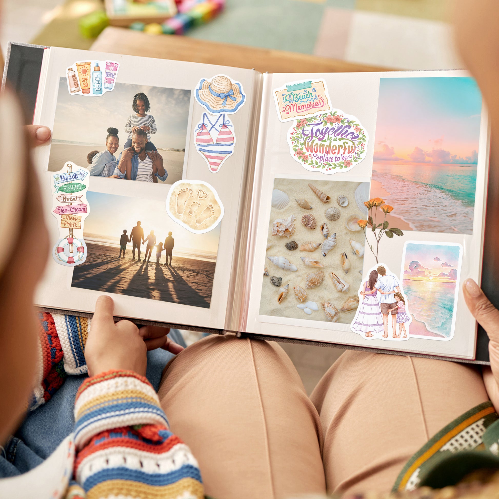 Beach Memories Statement Stickers (28pcs)