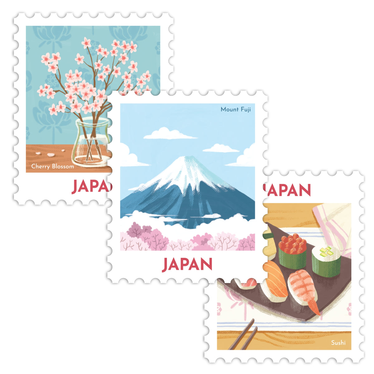 Imperial Japan Magnet Set (3pcs)