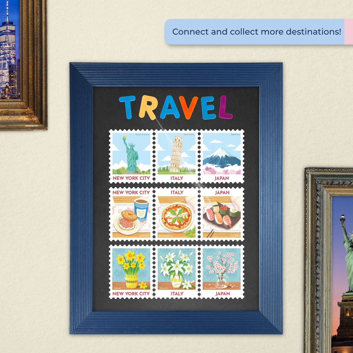 Nostalgic New York City Magnet Set (3pcs)