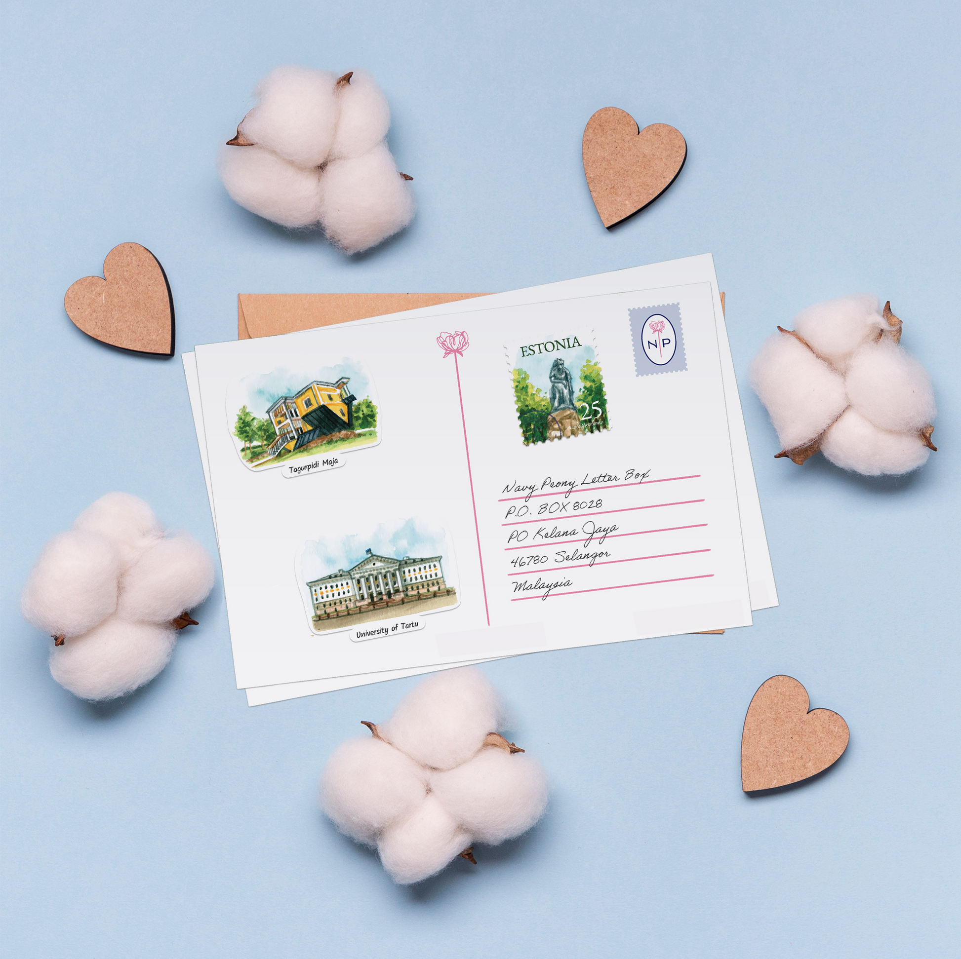 Enchanting Estonia Travel Stickers (28pcs)