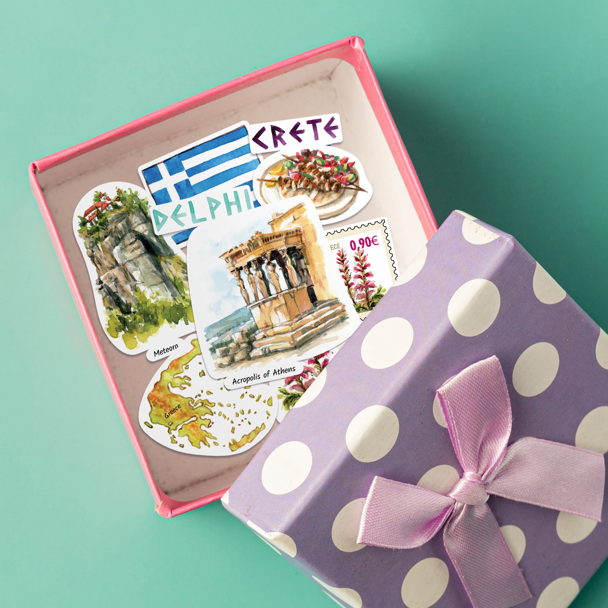 Idyllic Greece Statement Stickers (29pcs)