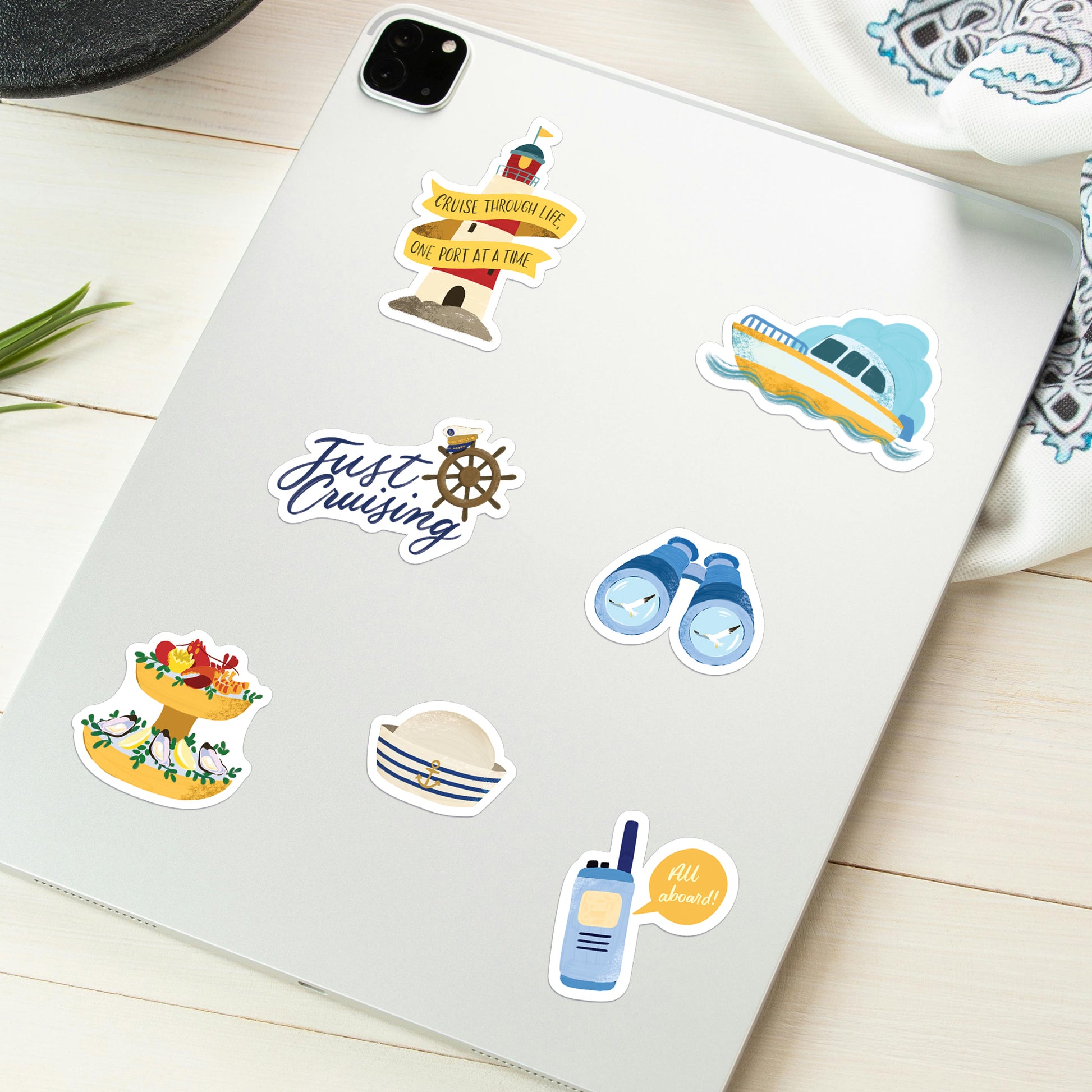 Relaxing Cruise Statement Stickers (30pcs)