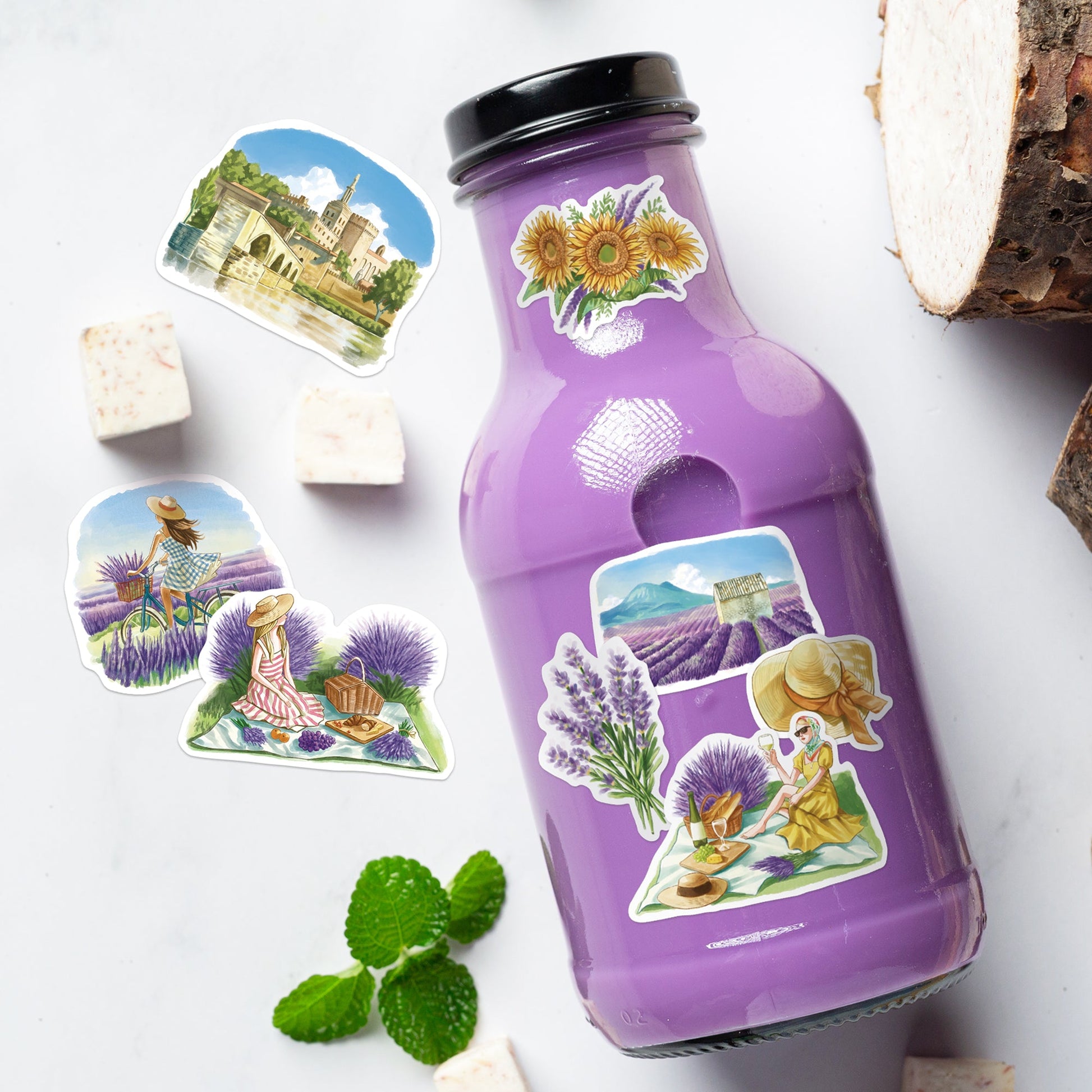 Summer in Provence Travel Stickers (28pcs)