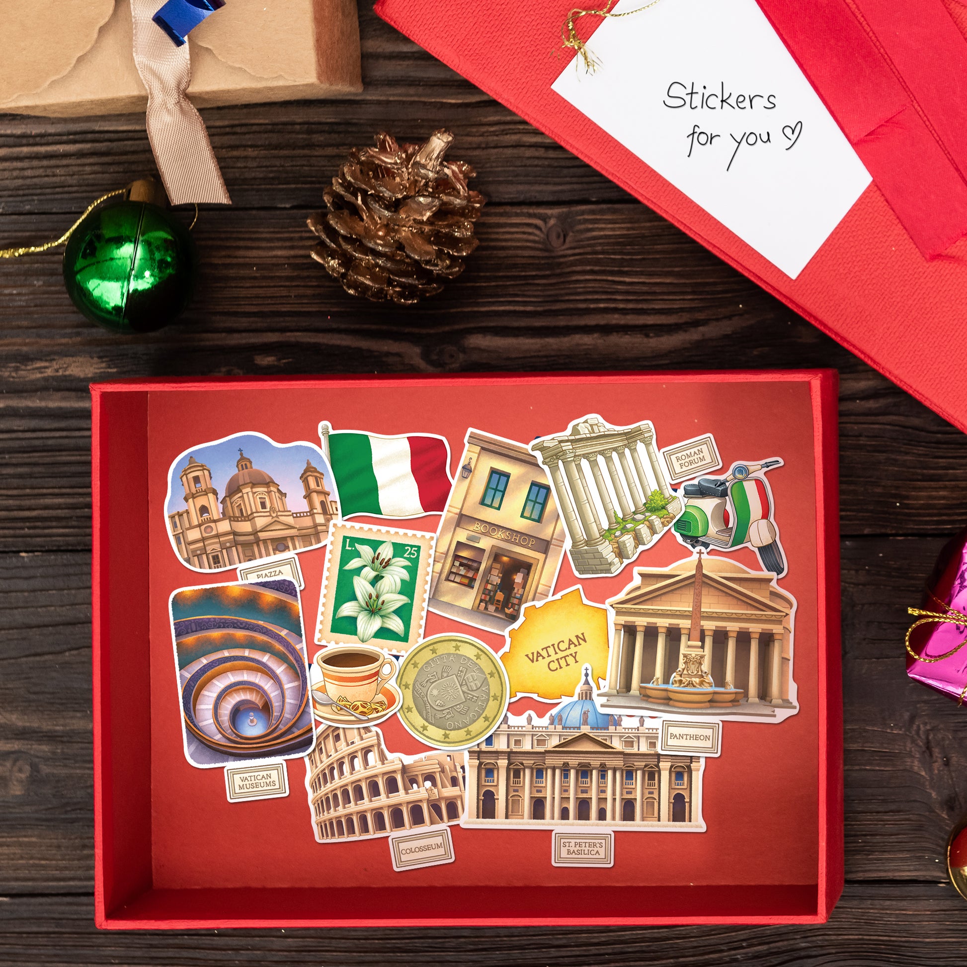 Historical Rome Statement Stickers (28pcs)