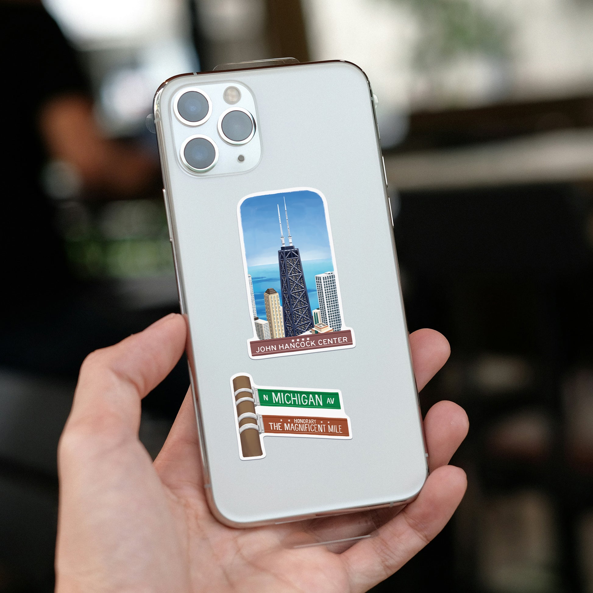 Windy Chicago Travel Stickers (28pcs)
