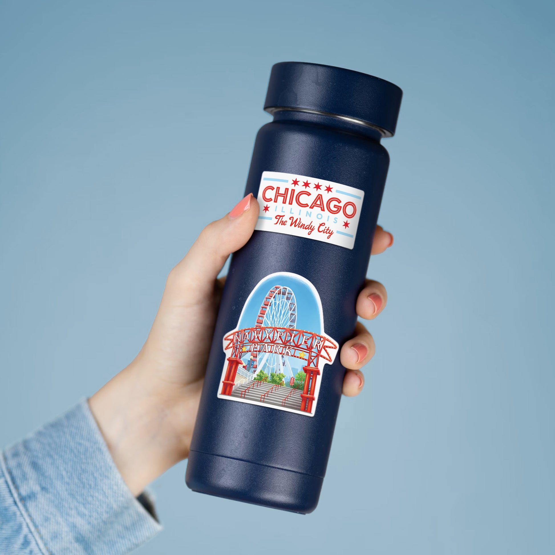 Windy Chicago Statement Stickers (28pcs)