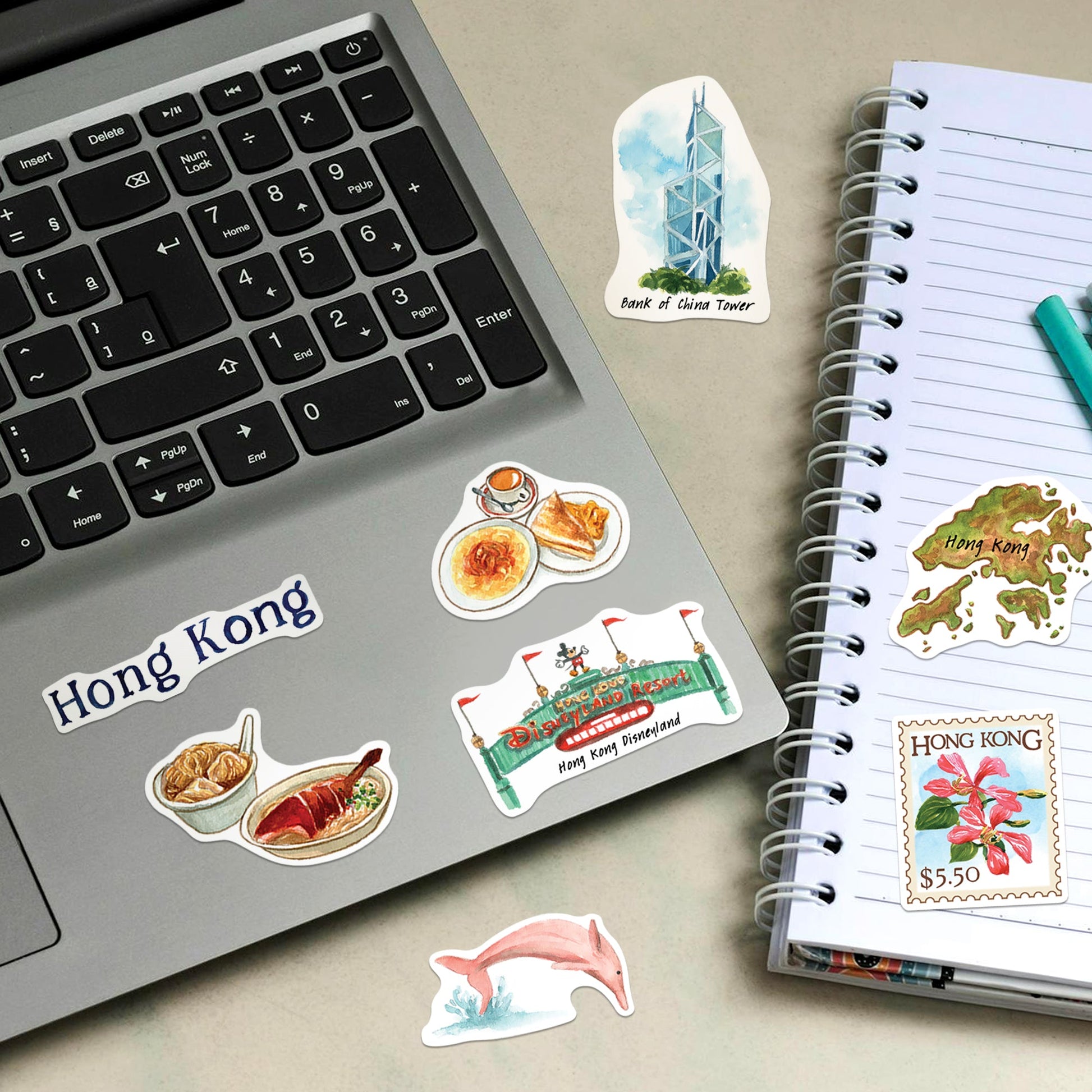 Cosmopolitan Hong Kong Travel Stickers (28pcs)