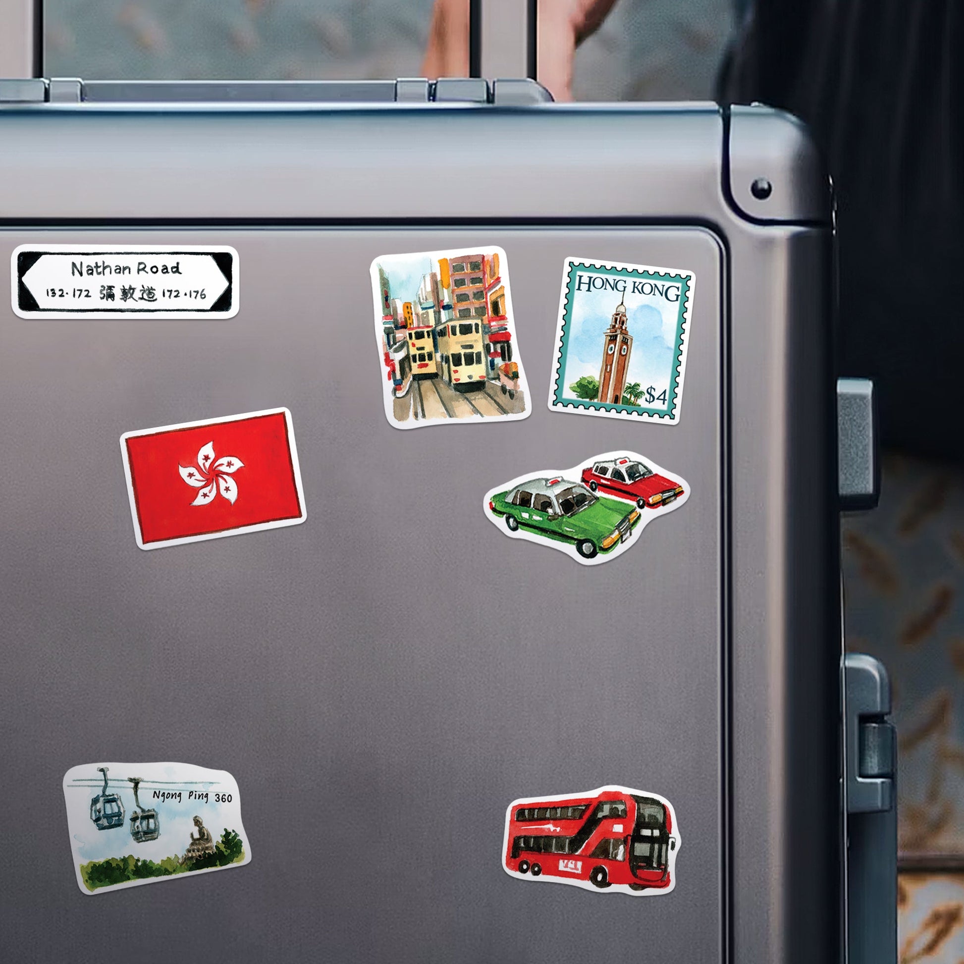 Cosmopolitan Hong Kong Travel Stickers (28pcs)
