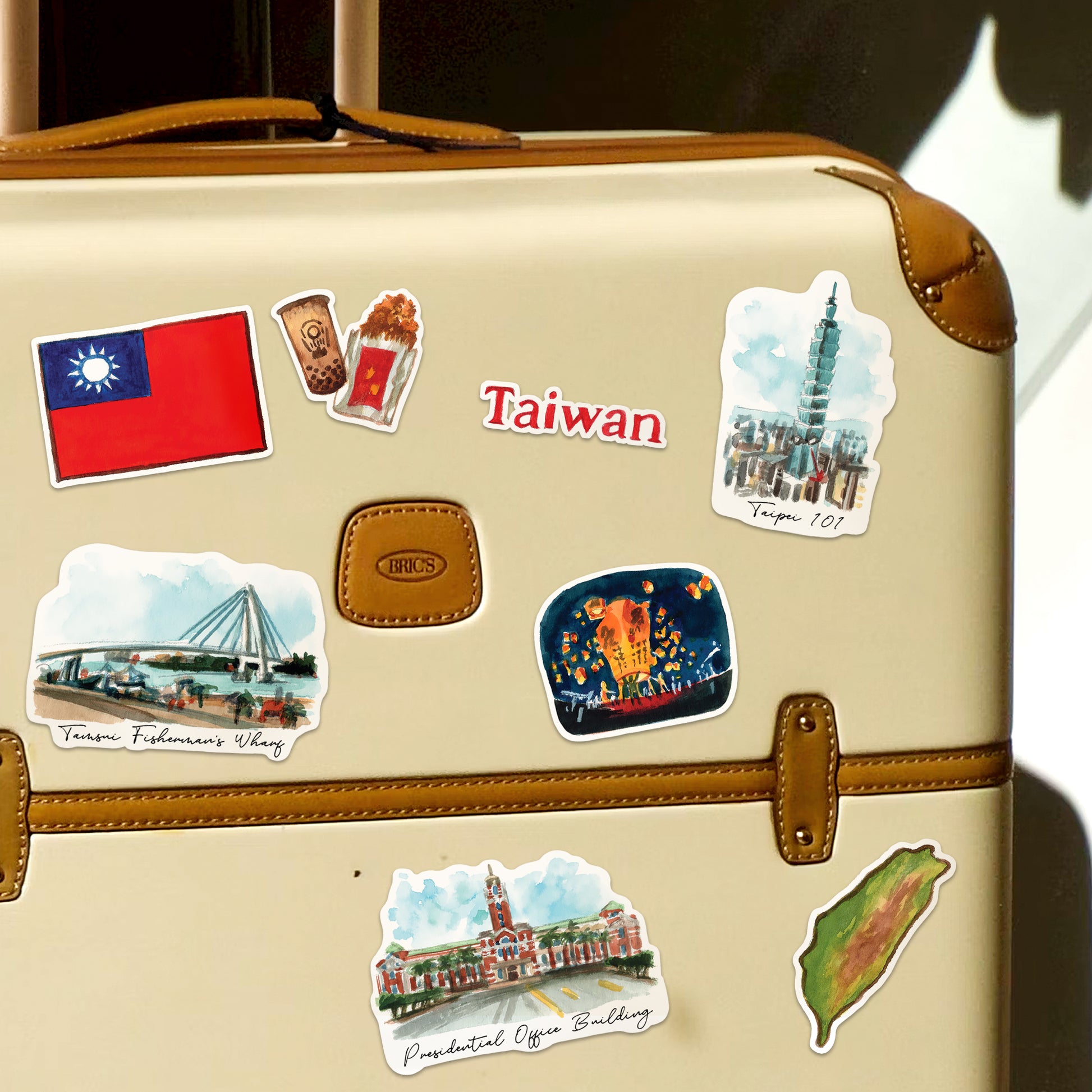 Timeless Taiwan Travel Stickers (28pcs)