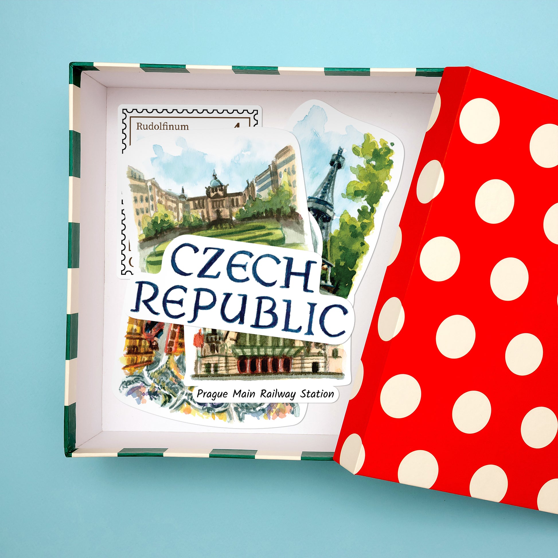 Charming Czech Republic Statement Stickers (28pcs)