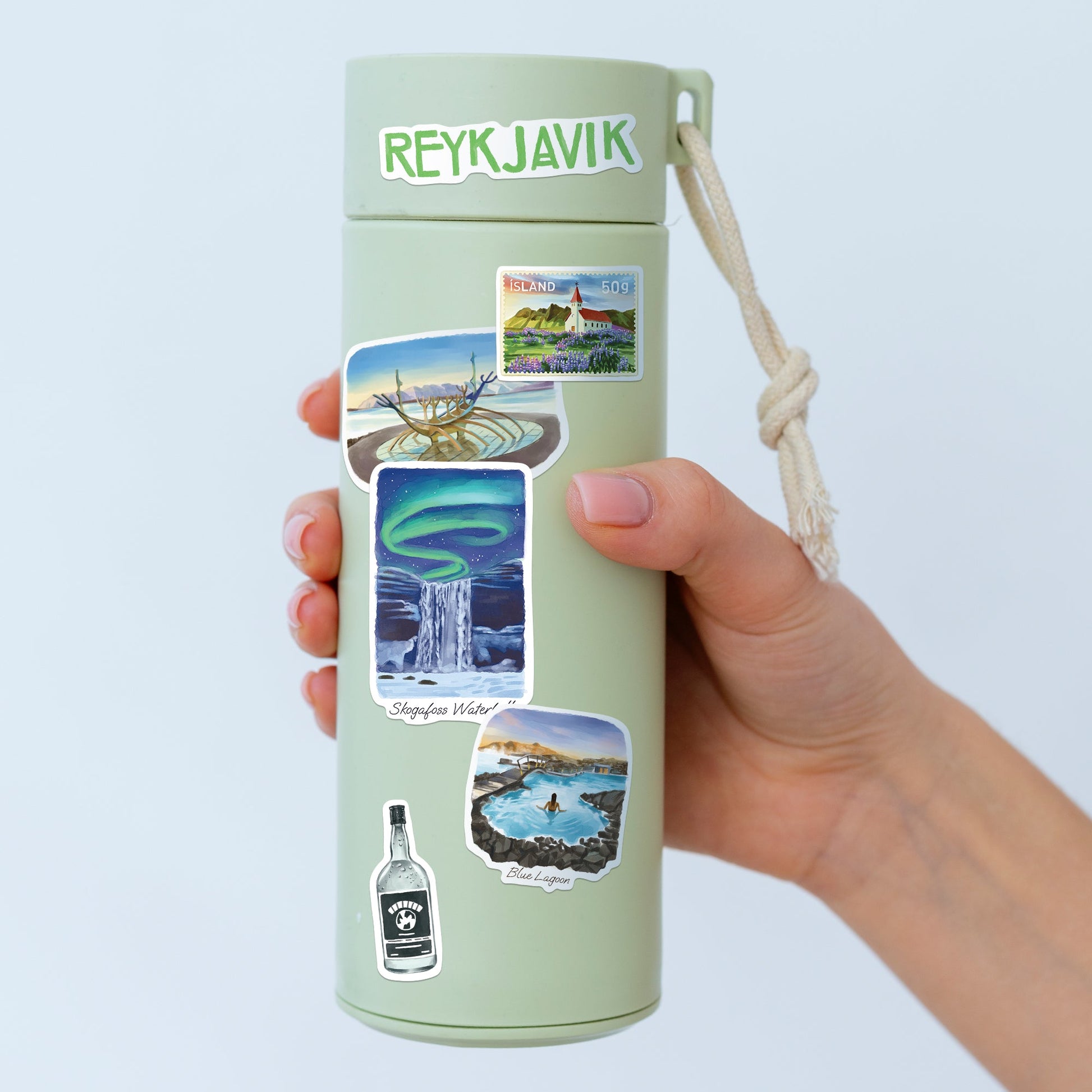 Magical Iceland Travel Stickers (28pcs)