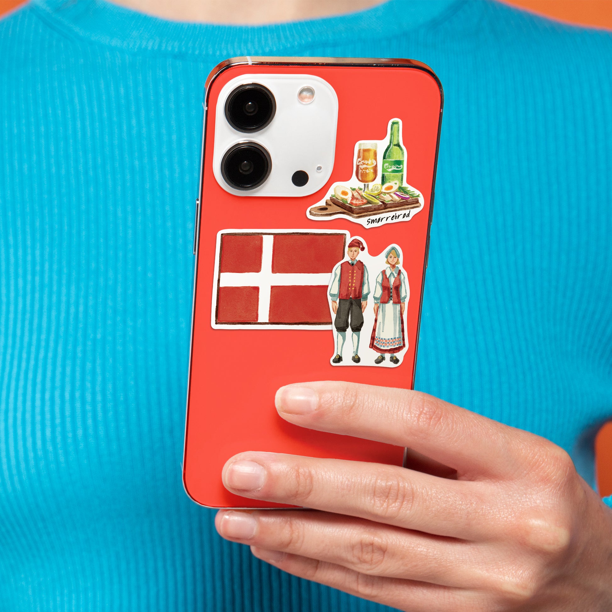 Delightful Denmark Travel Stickers (28pcs)
