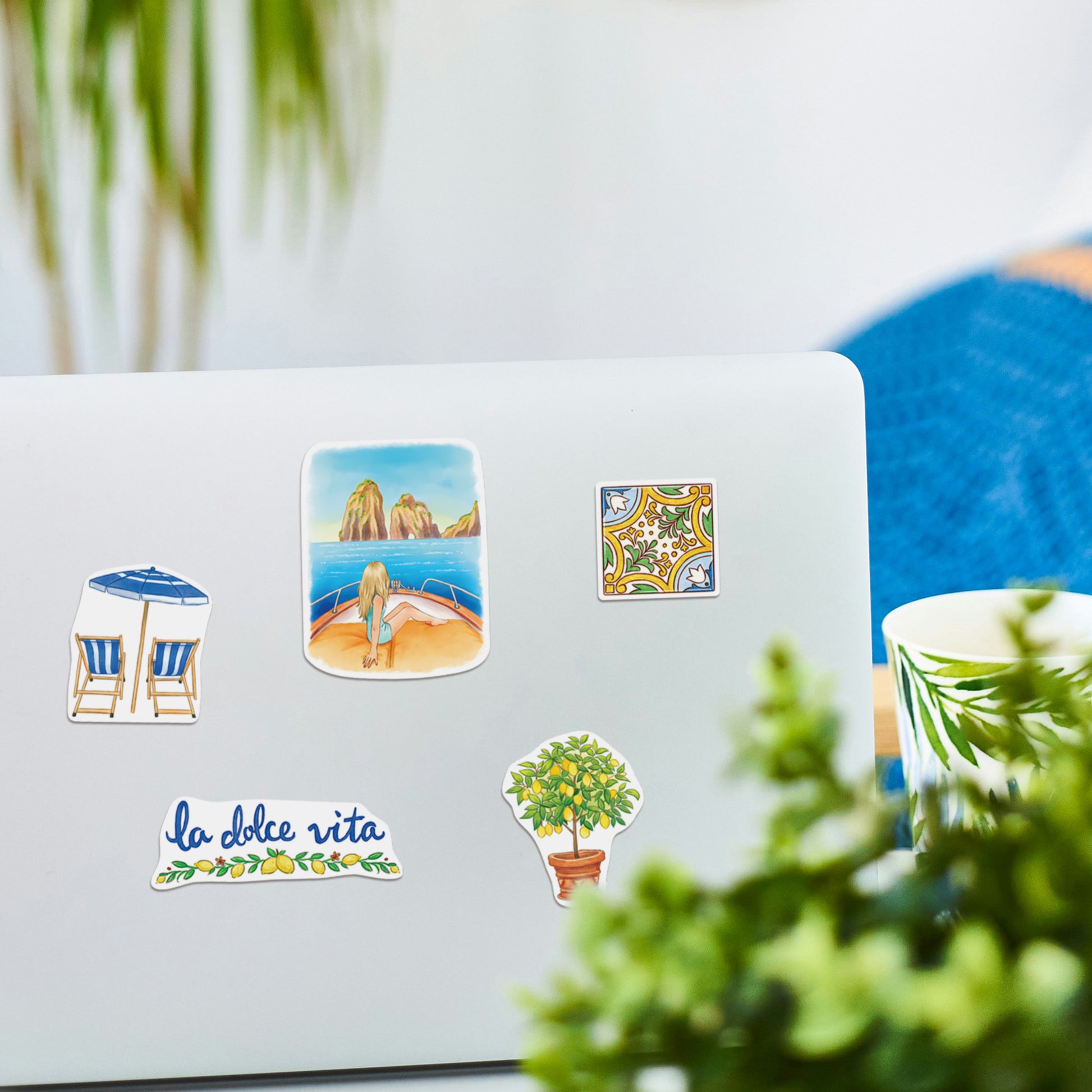 Coastal Italy Travel Statement Stickers (29pcs)