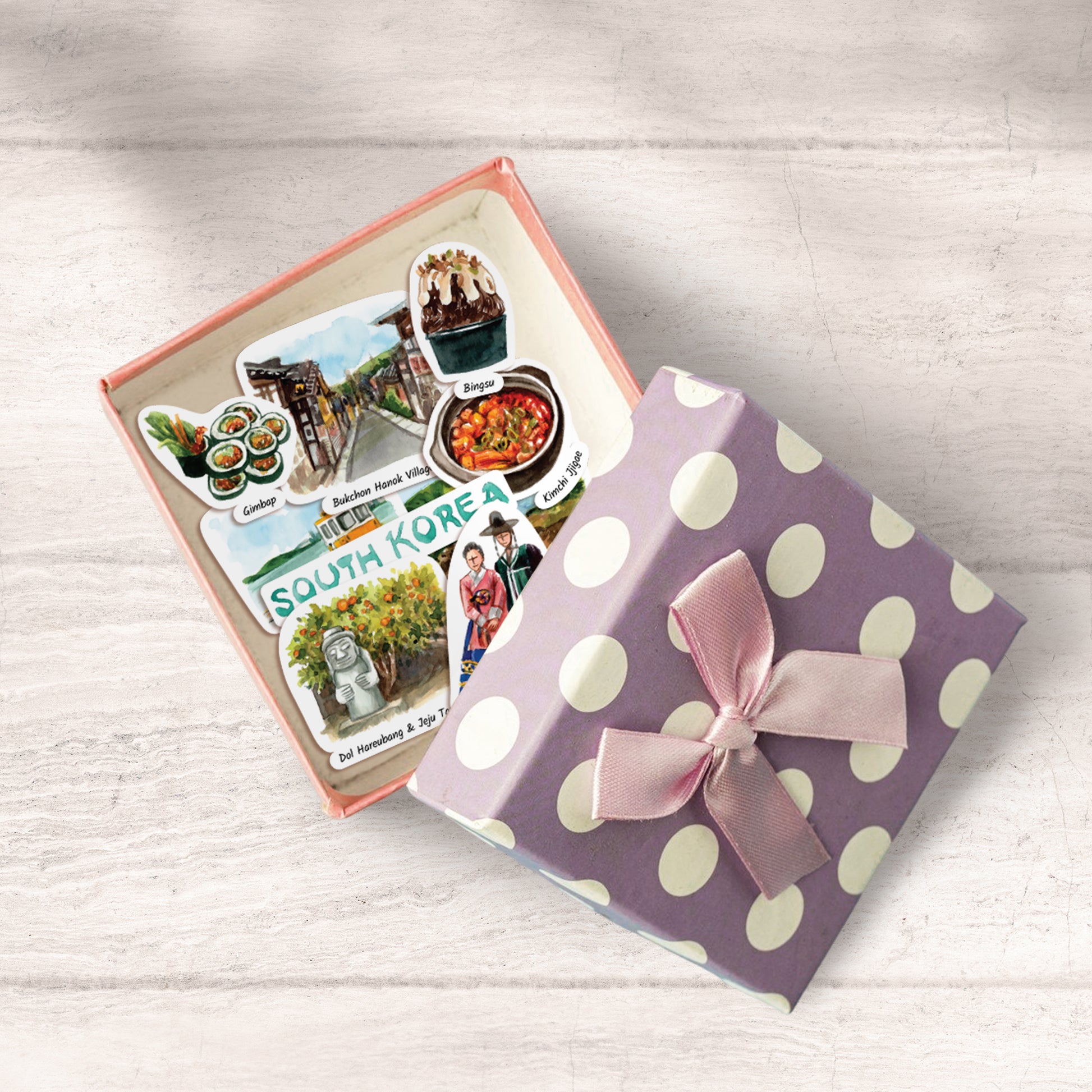 Scenic South Korea Statement Stickers (30pcs)