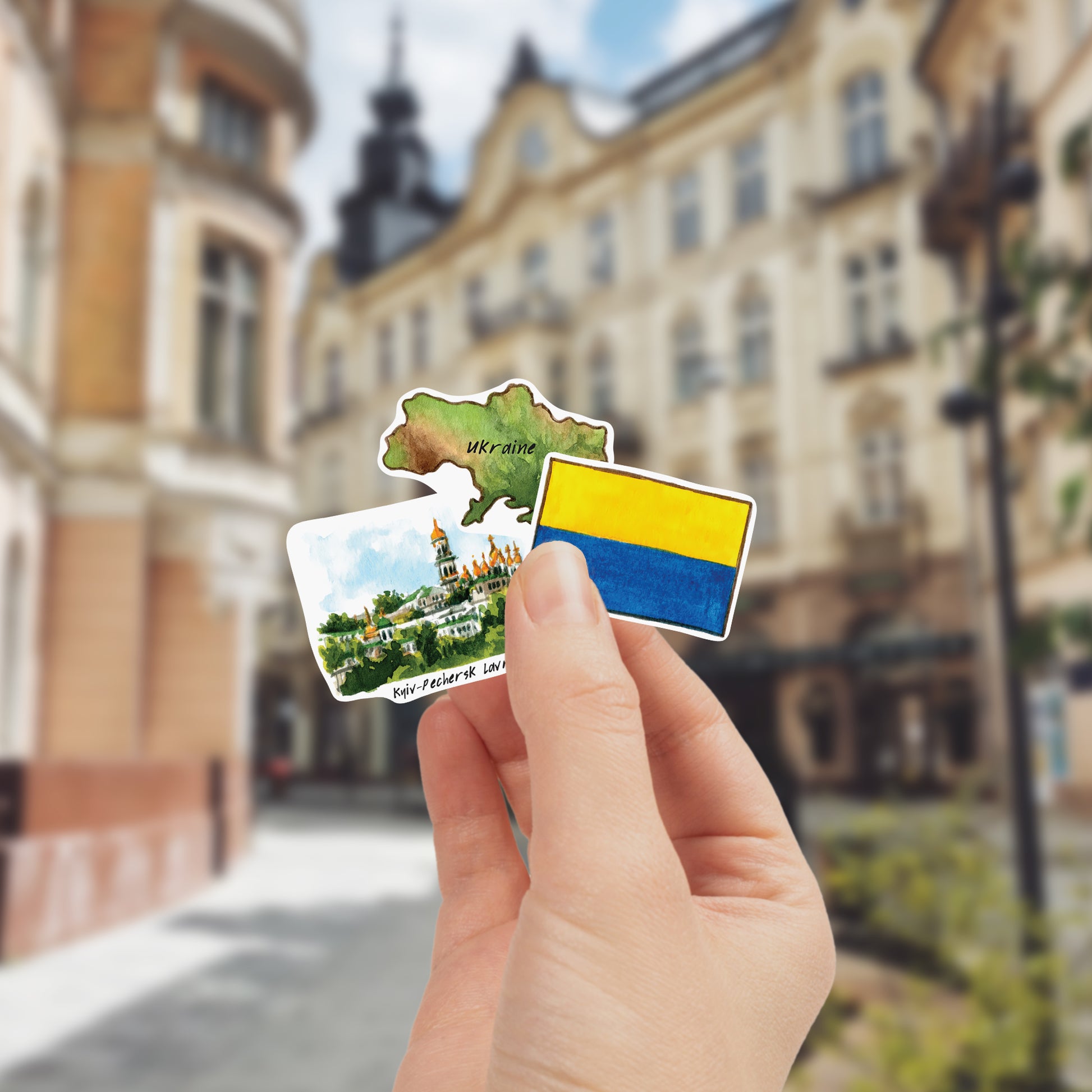 Resilient Ukraine Travel Stickers (28pcs)
