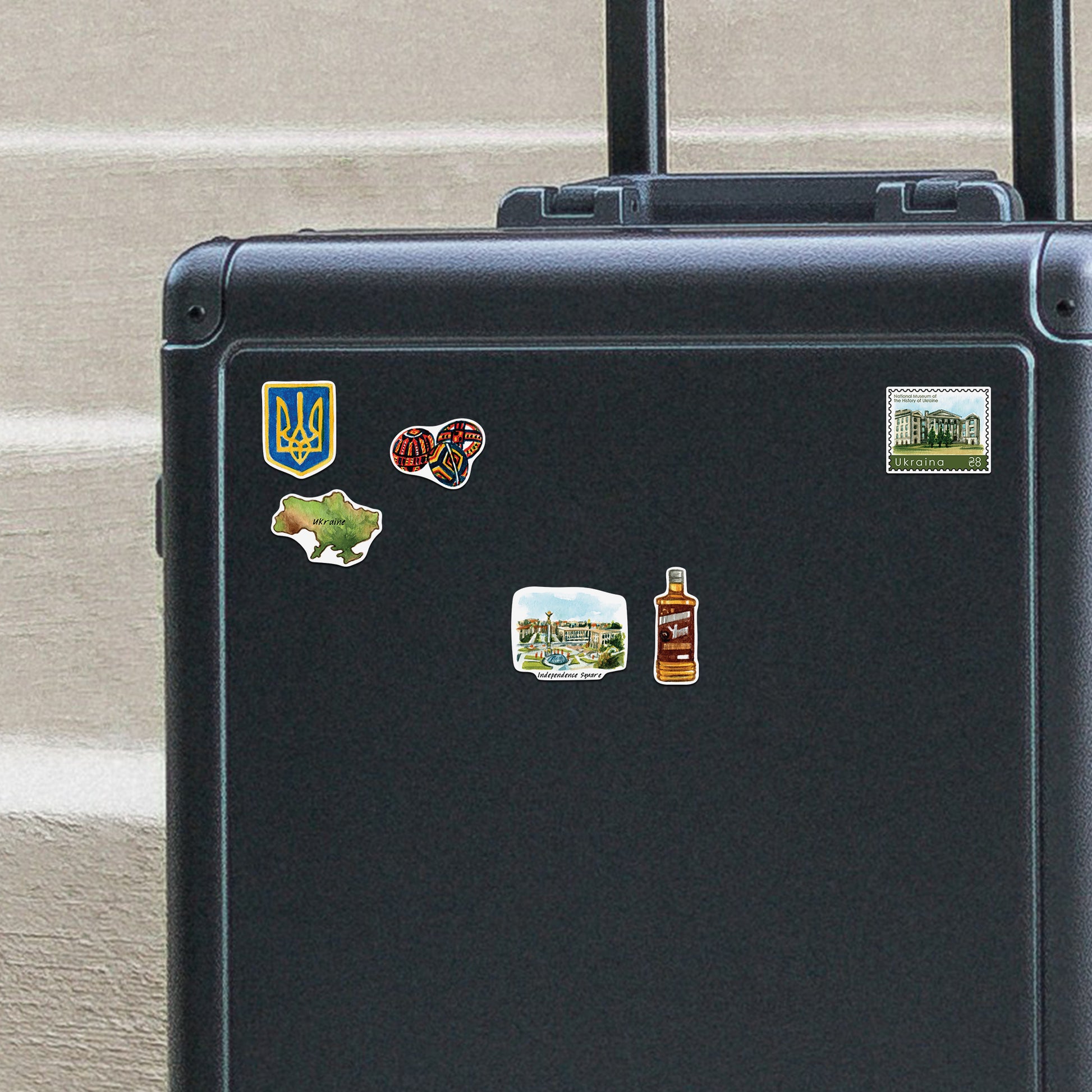 Resilient Ukraine Travel Stickers (28pcs)
