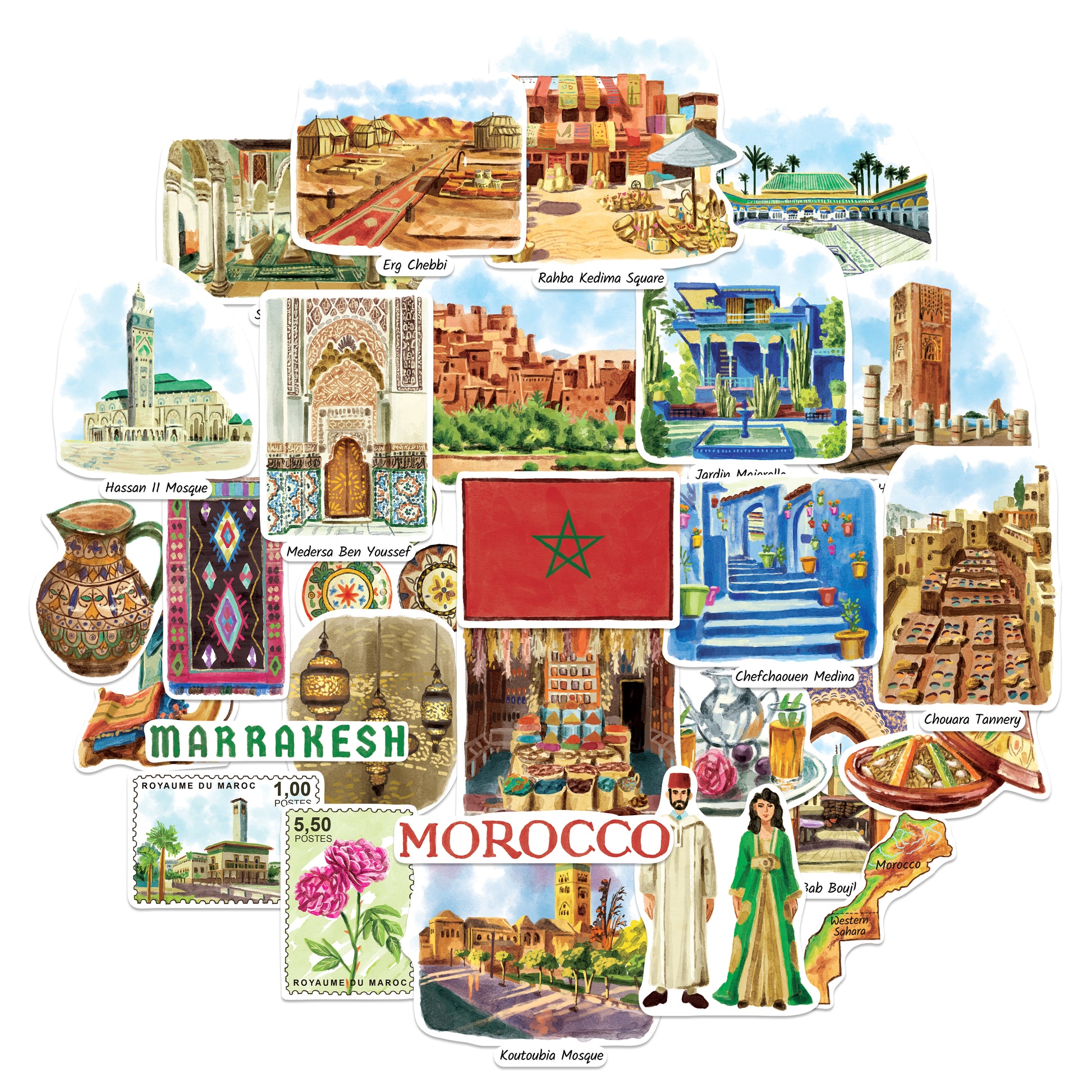 Mysterious Morocco Statement Stickers (28pcs)