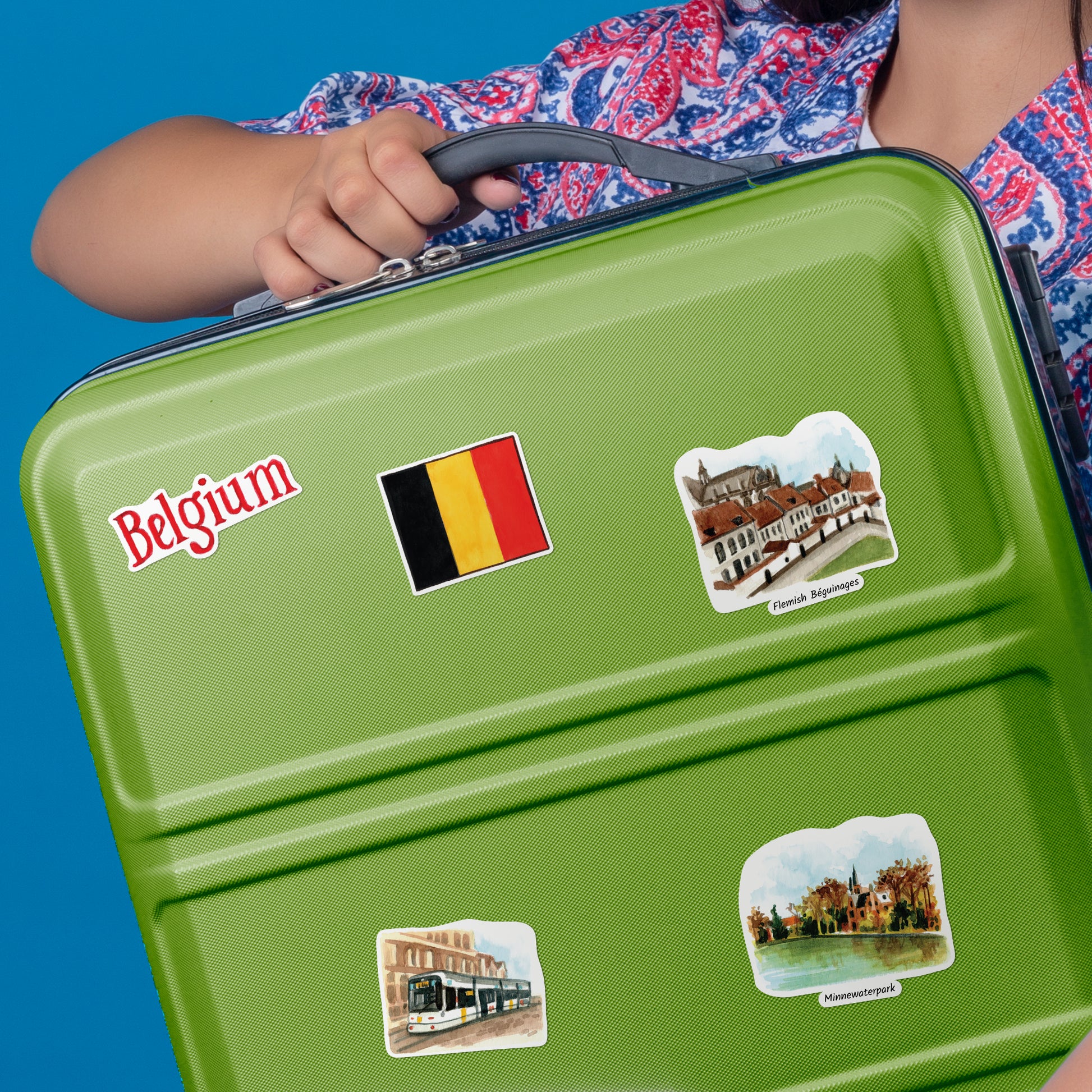 Beautiful Belgium Statement Stickers (28pcs)