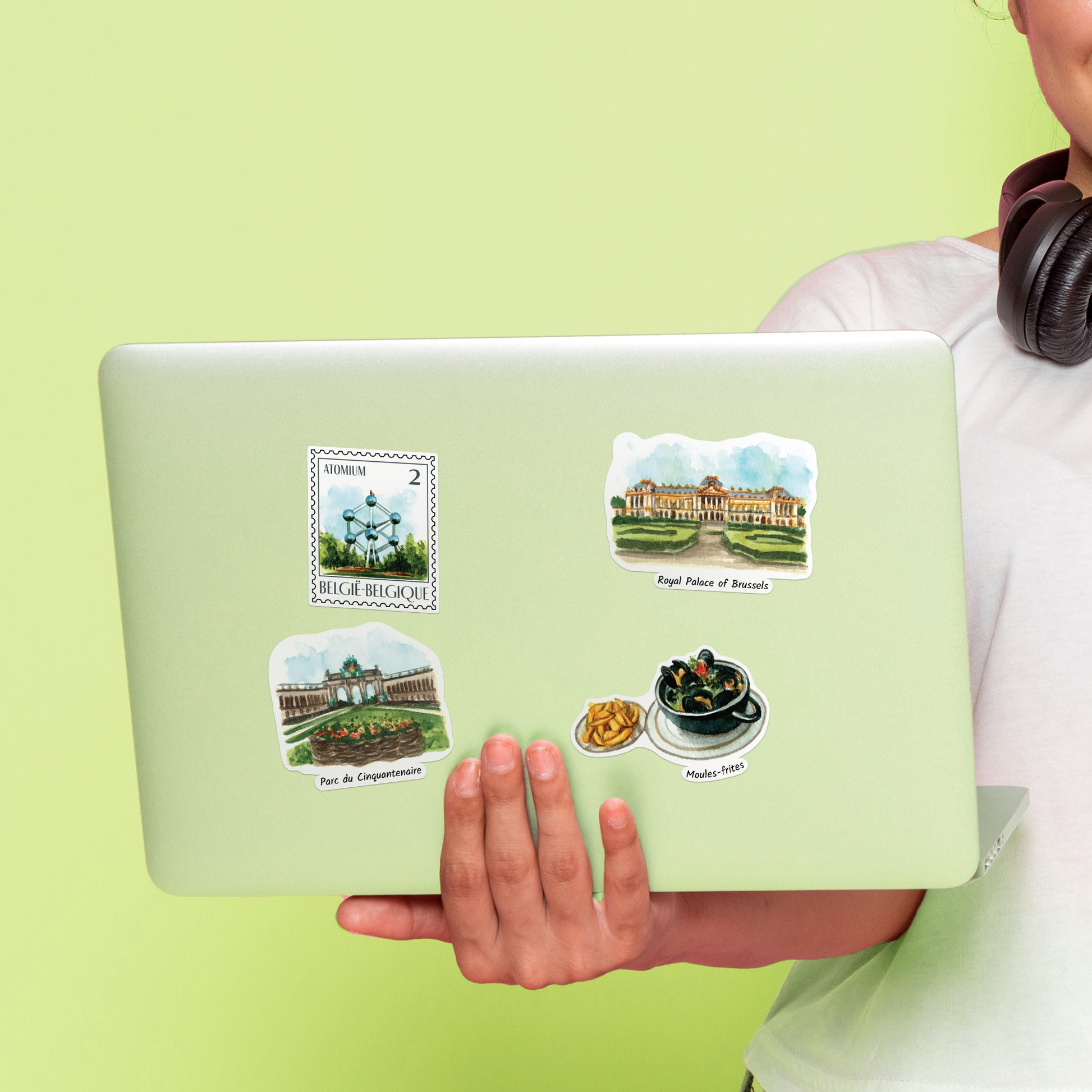 Beautiful Belgium Statement Stickers (28pcs)