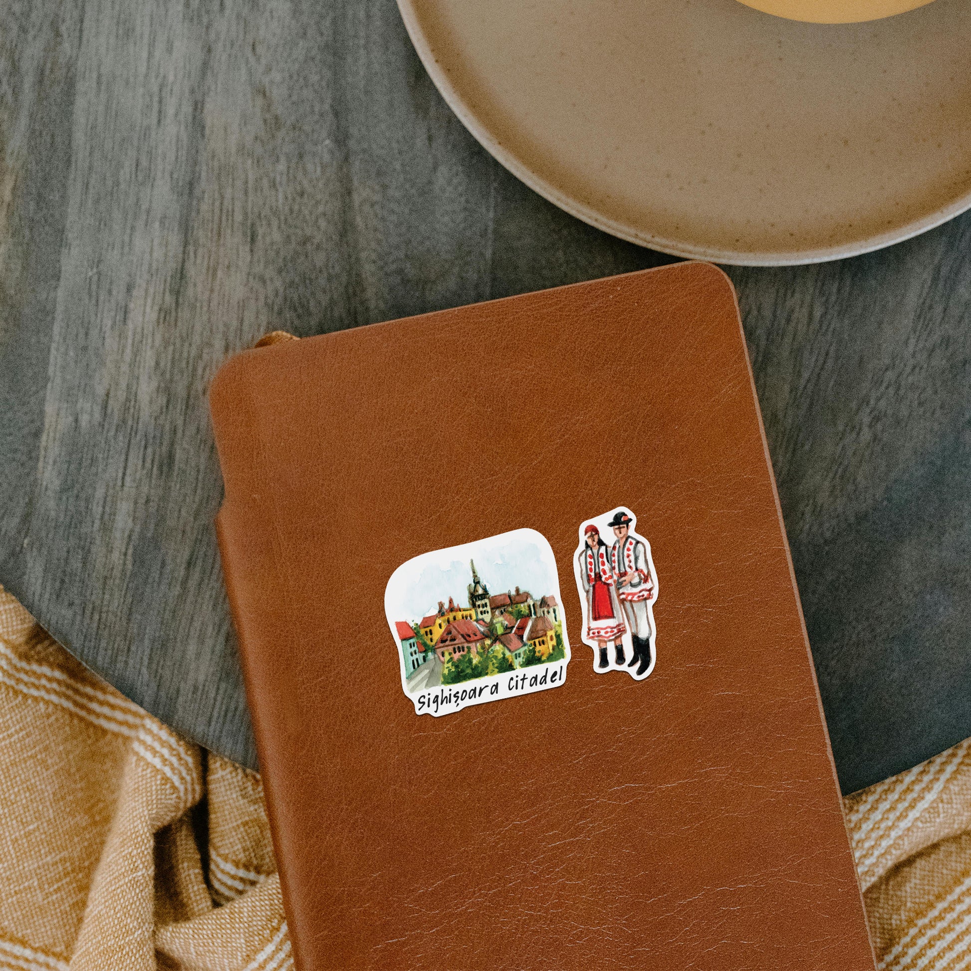 Remarkable Romania Travel Stickers (28pcs)
