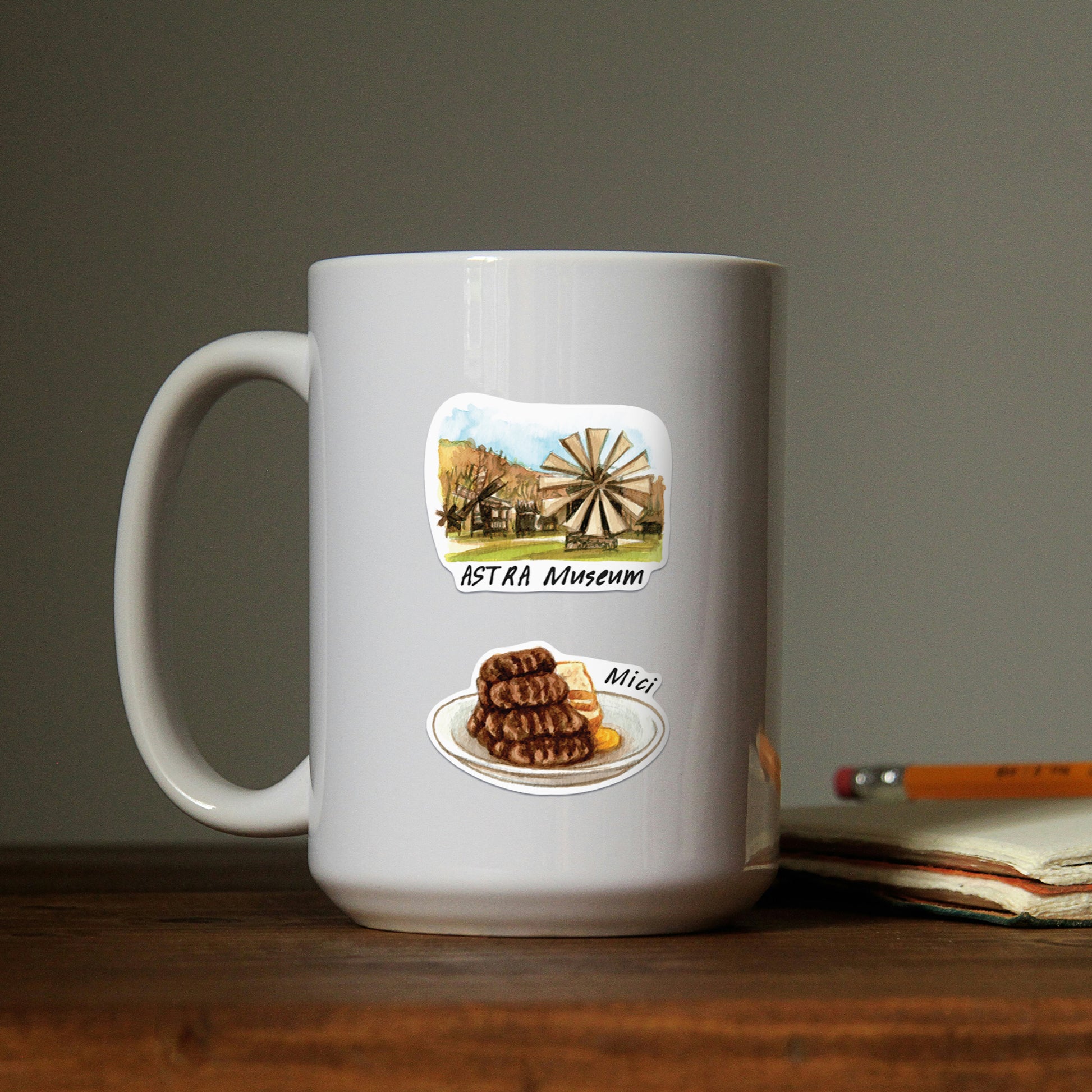 Remarkable Romania Travel Stickers (28pcs)