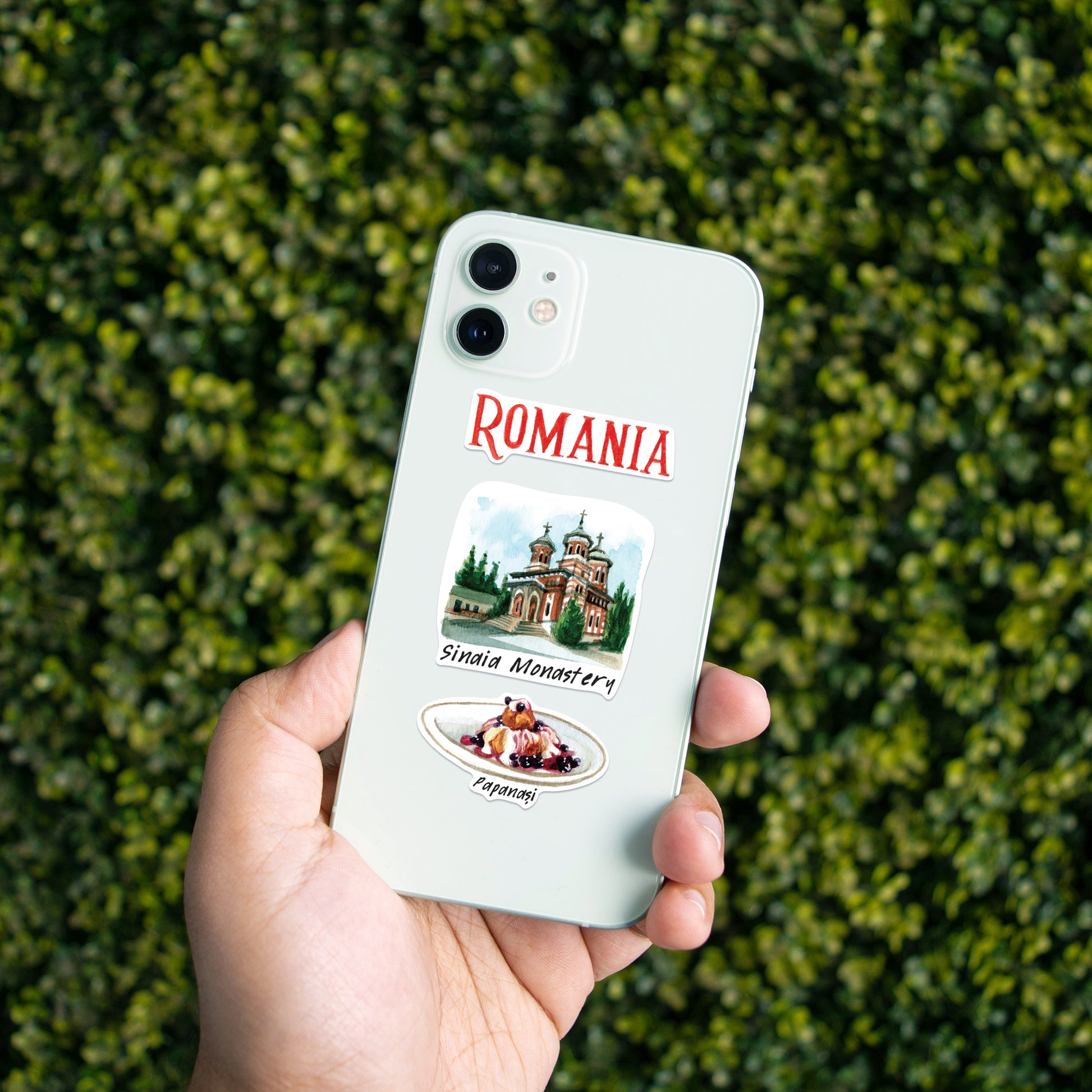 Remarkable Romania Travel Stickers (28pcs)