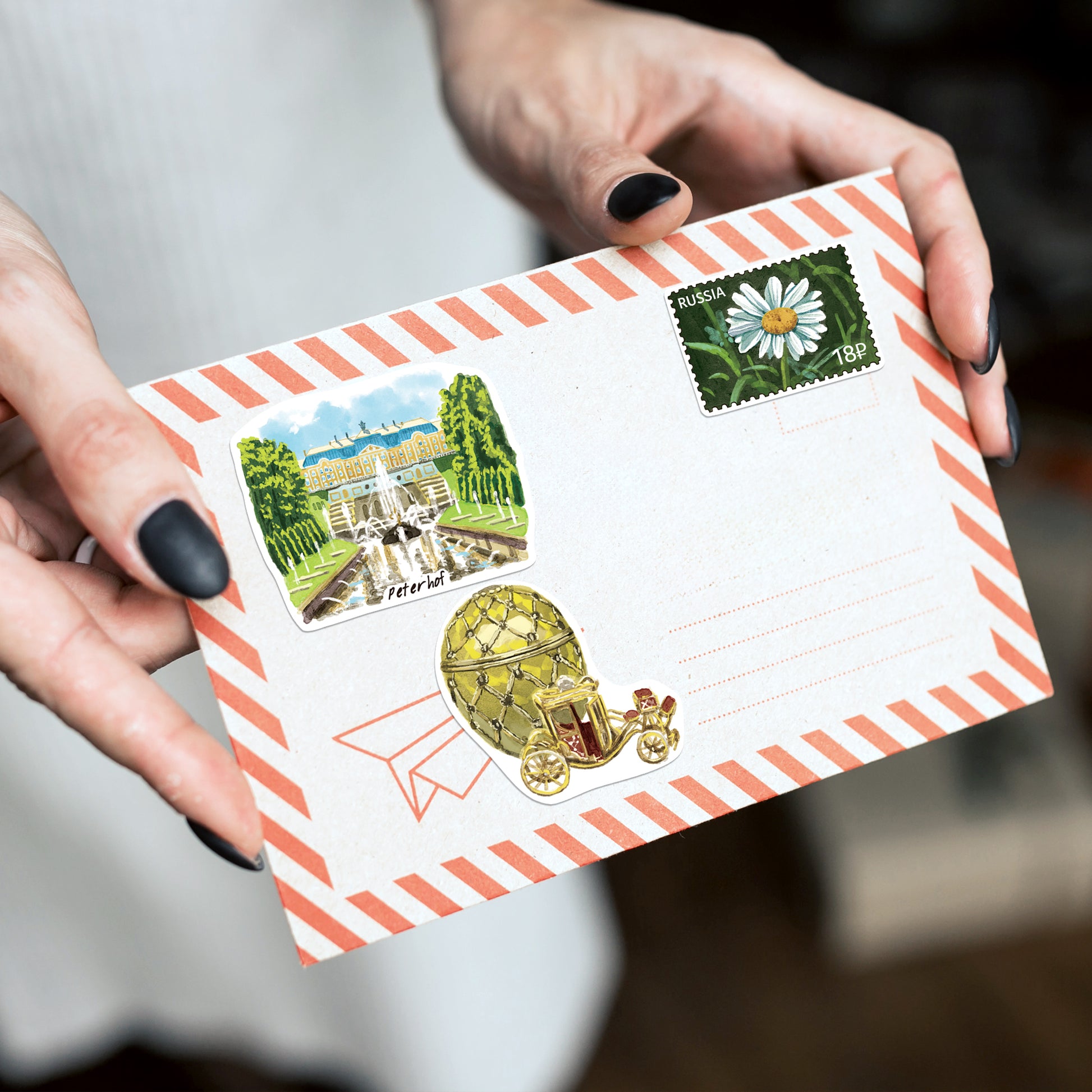 Fascinating Russia Travel Stickers (28pcs)
