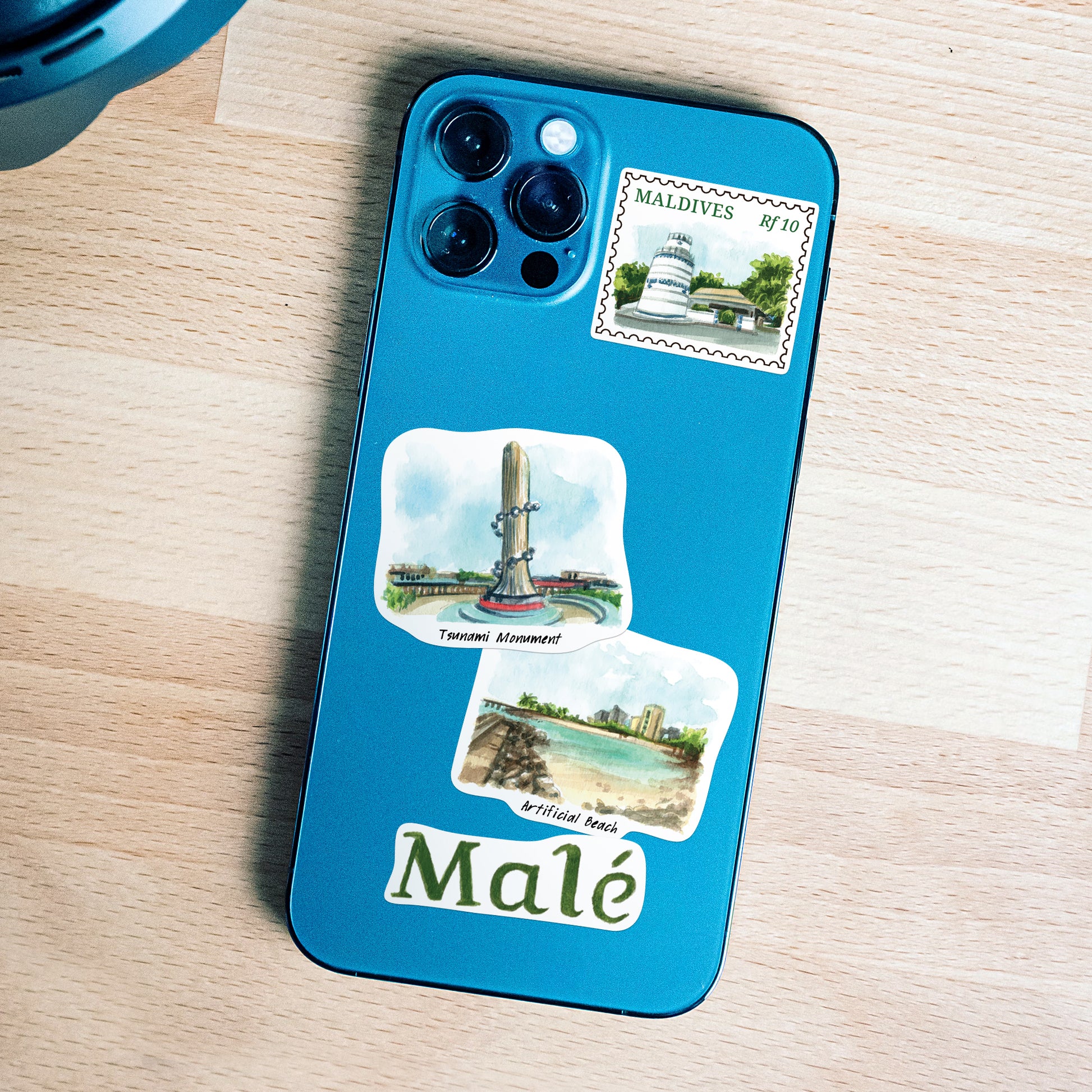 Blissful Maldives Travel Stickers (28pcs)