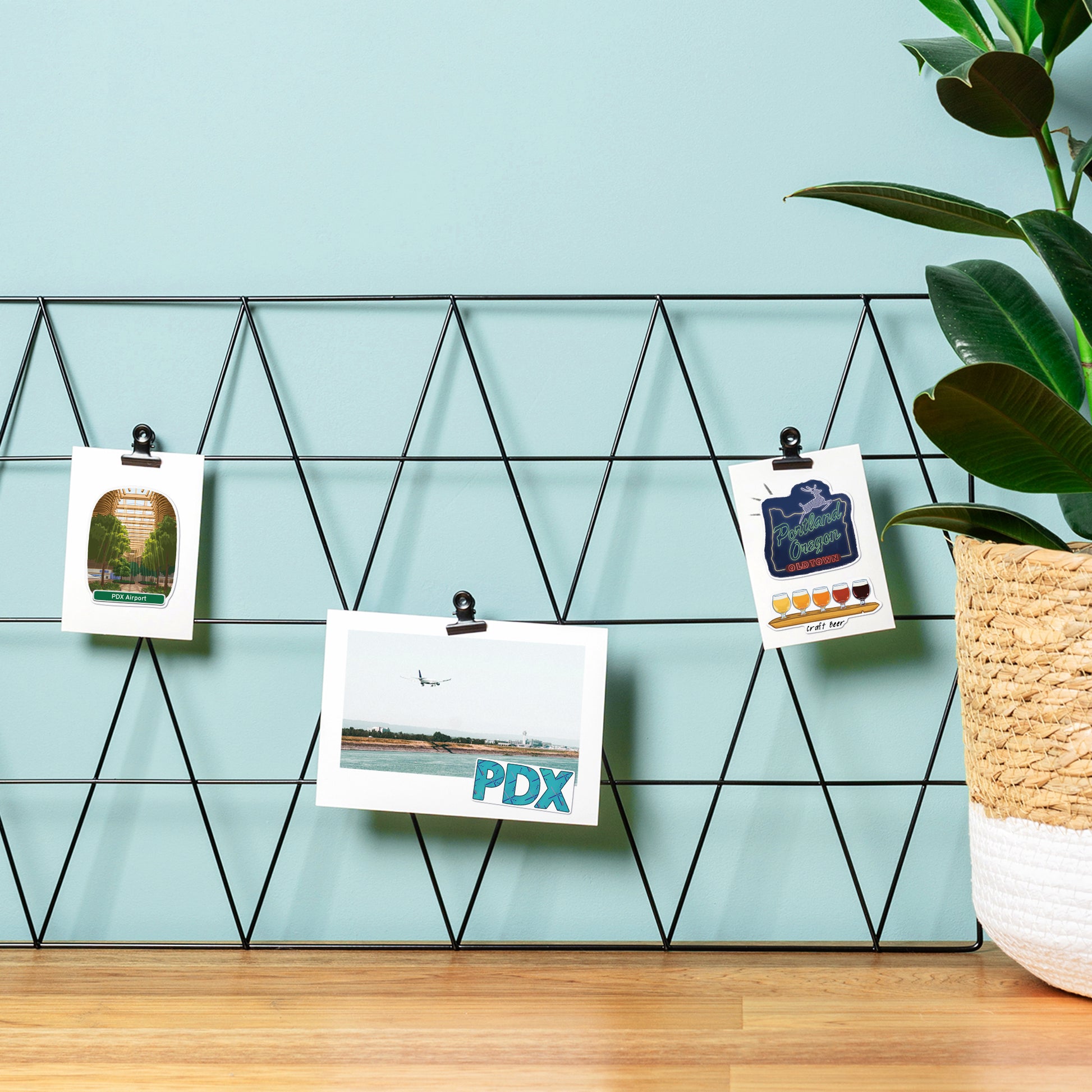 Hipster Portland Travel Stickers (28pcs)