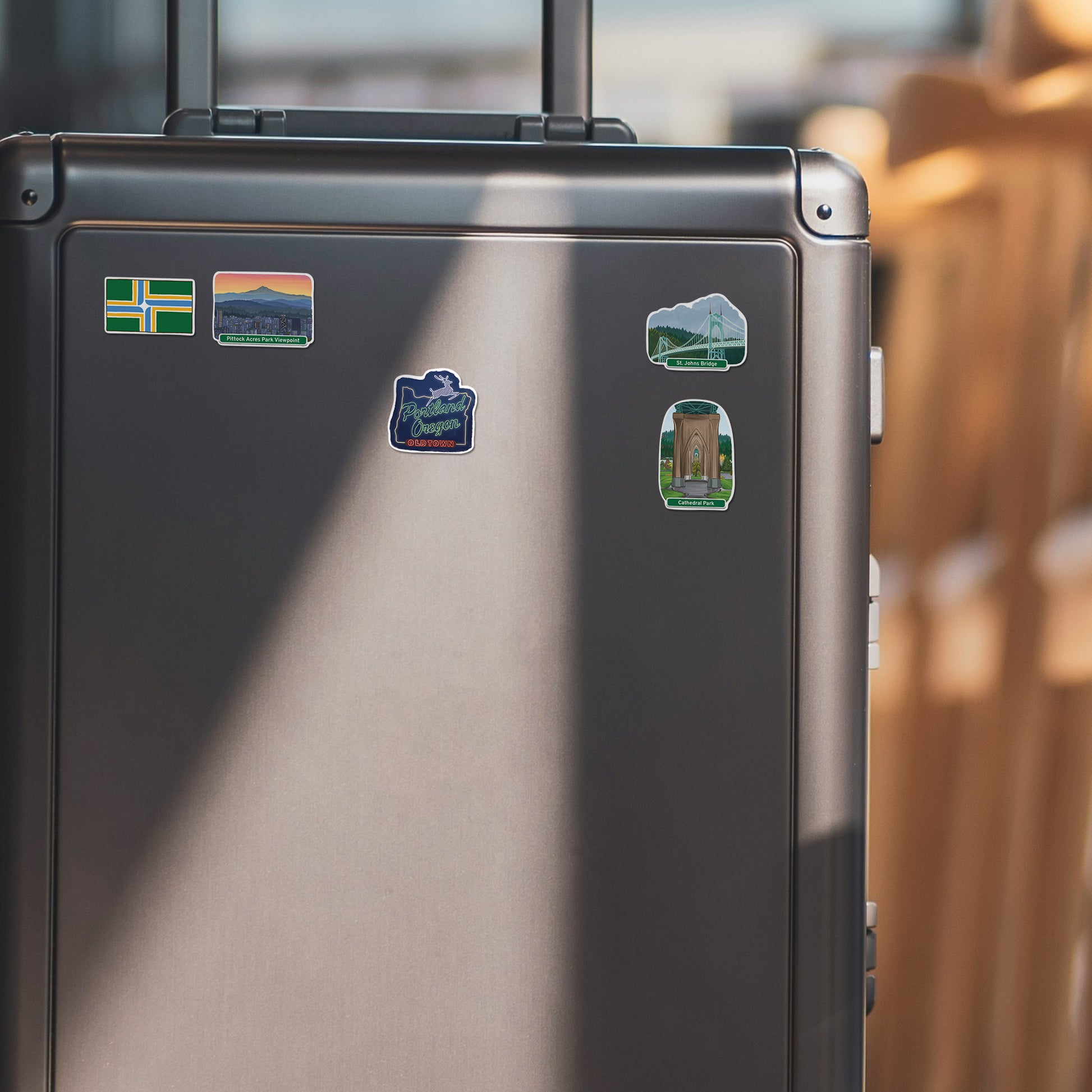 Hipster Portland Travel Stickers (28pcs)