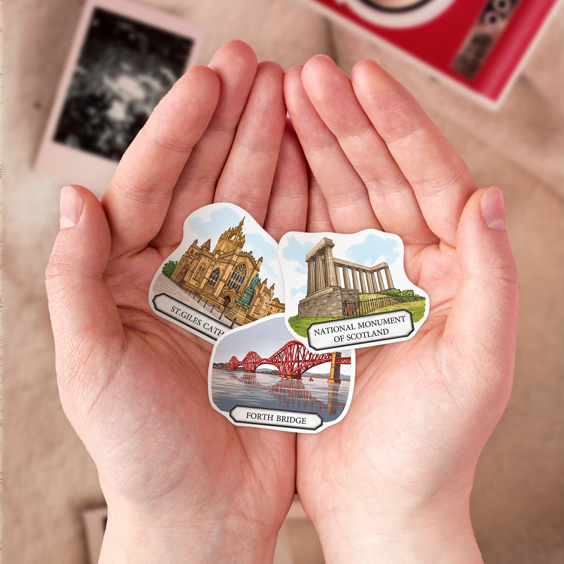 Enchanted Edinburgh Travel Stickers (28pcs)