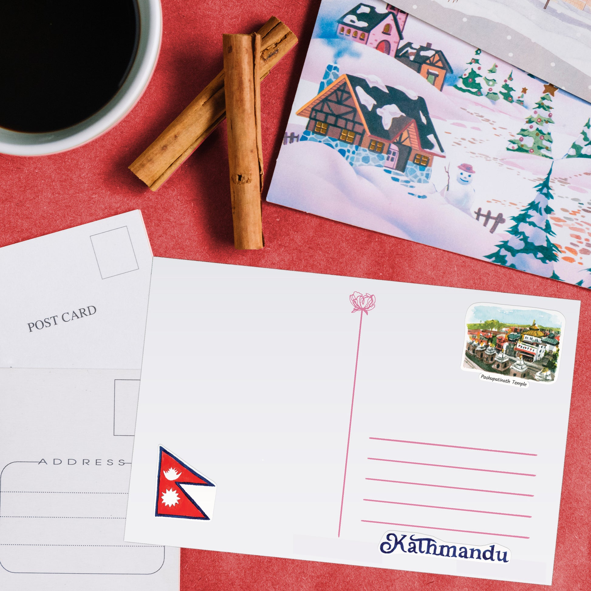 Spiritual Nepal Travel Stickers (28pcs)