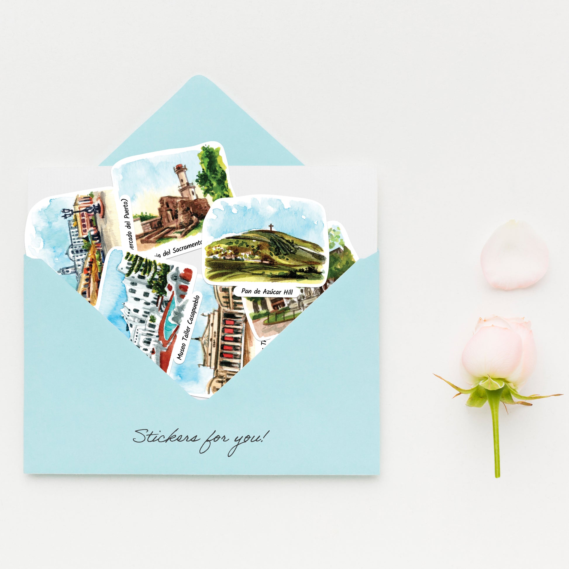 Unforgettable Uruguay Travel Stickers (28pcs)