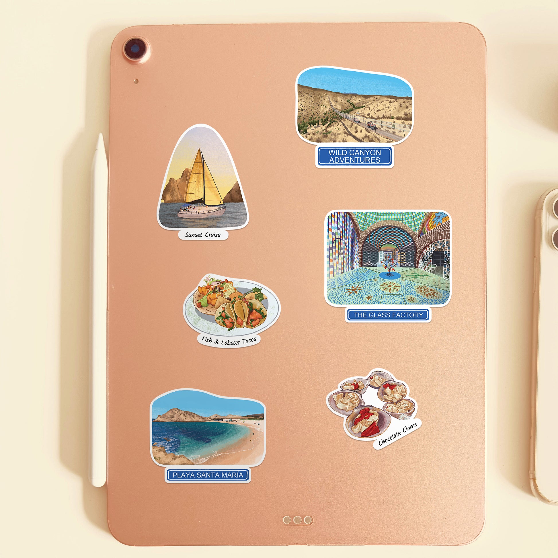 Cherished Cabo Statement Stickers (28pcs)