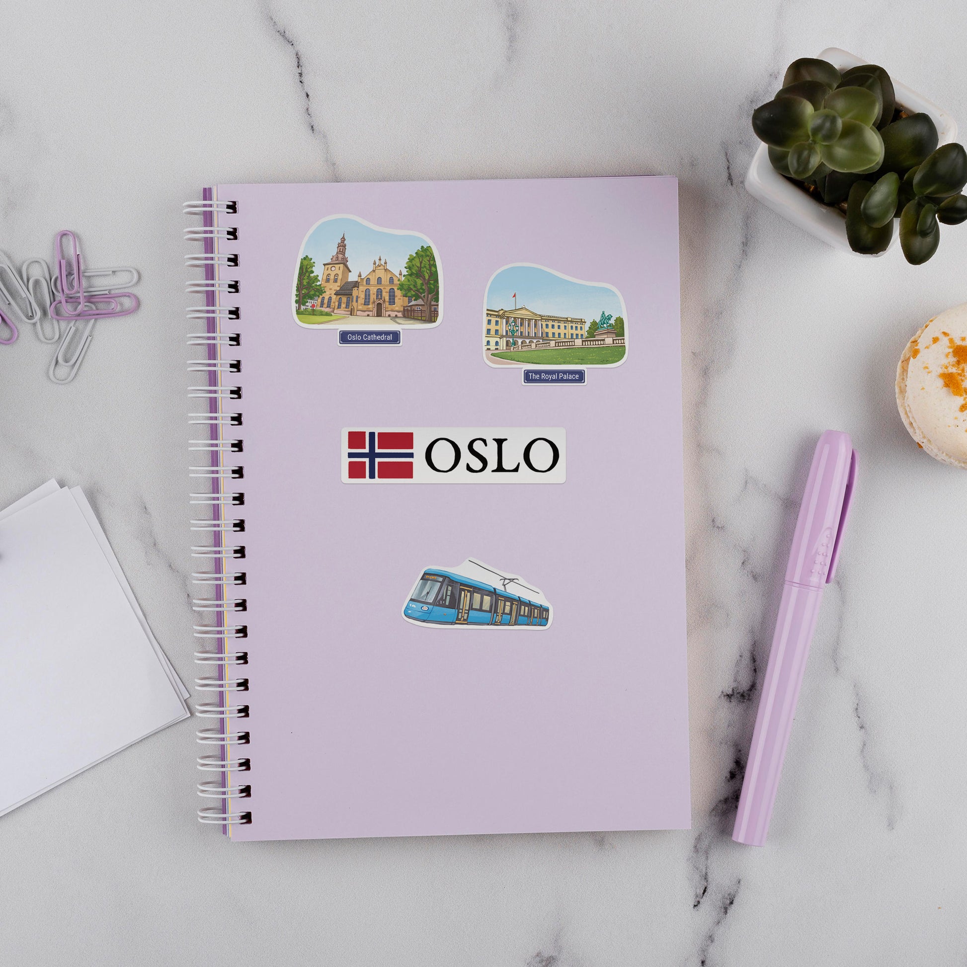 Opaline Oslo Travel Stickers (28pcs)