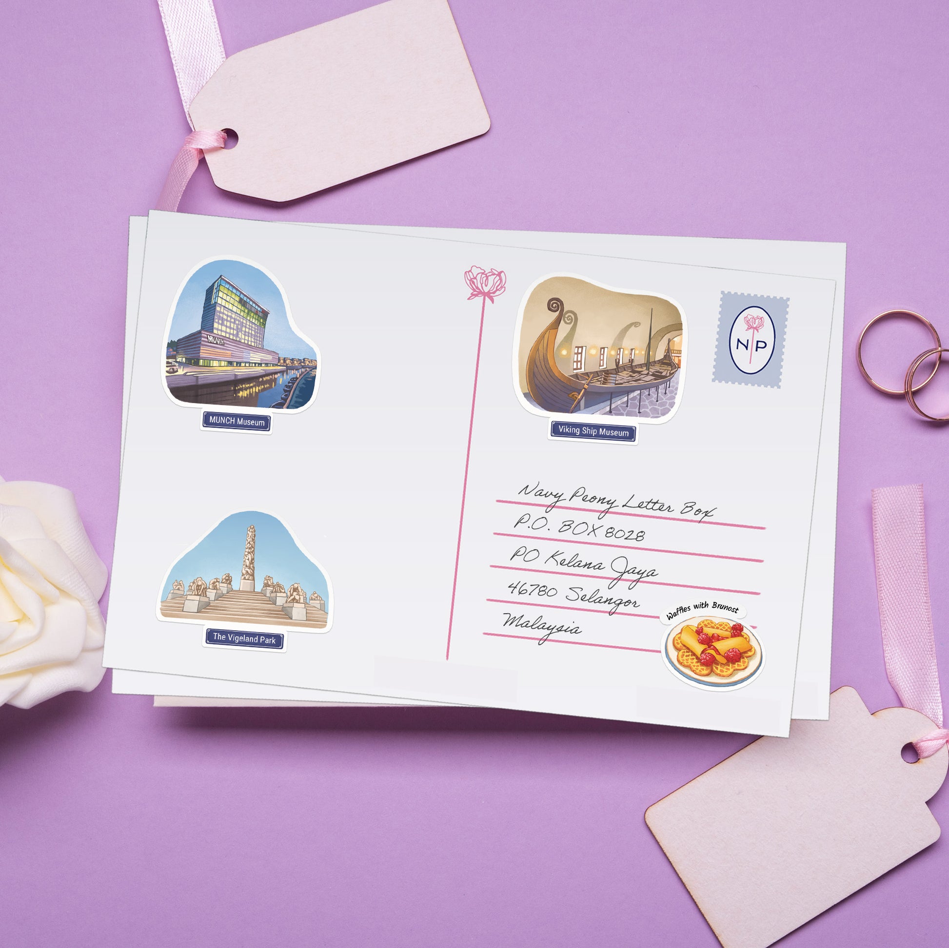 Opaline Oslo Travel Stickers (28pcs)