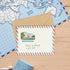 A Vizcaya Museum and Gardens sticker on a card reading Miami is always a good idea, with kraft envelope