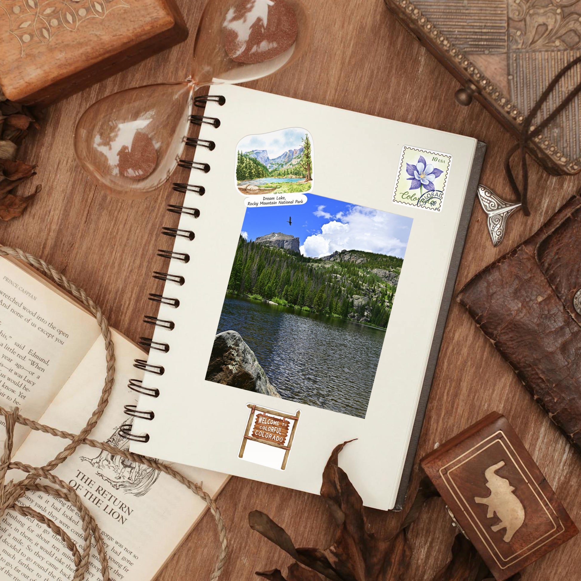 Cozy Colorado State Travel Stickers (28pcs)