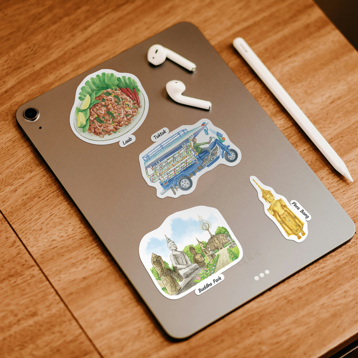 Luminous Laos Statement Stickers (28pcs)
