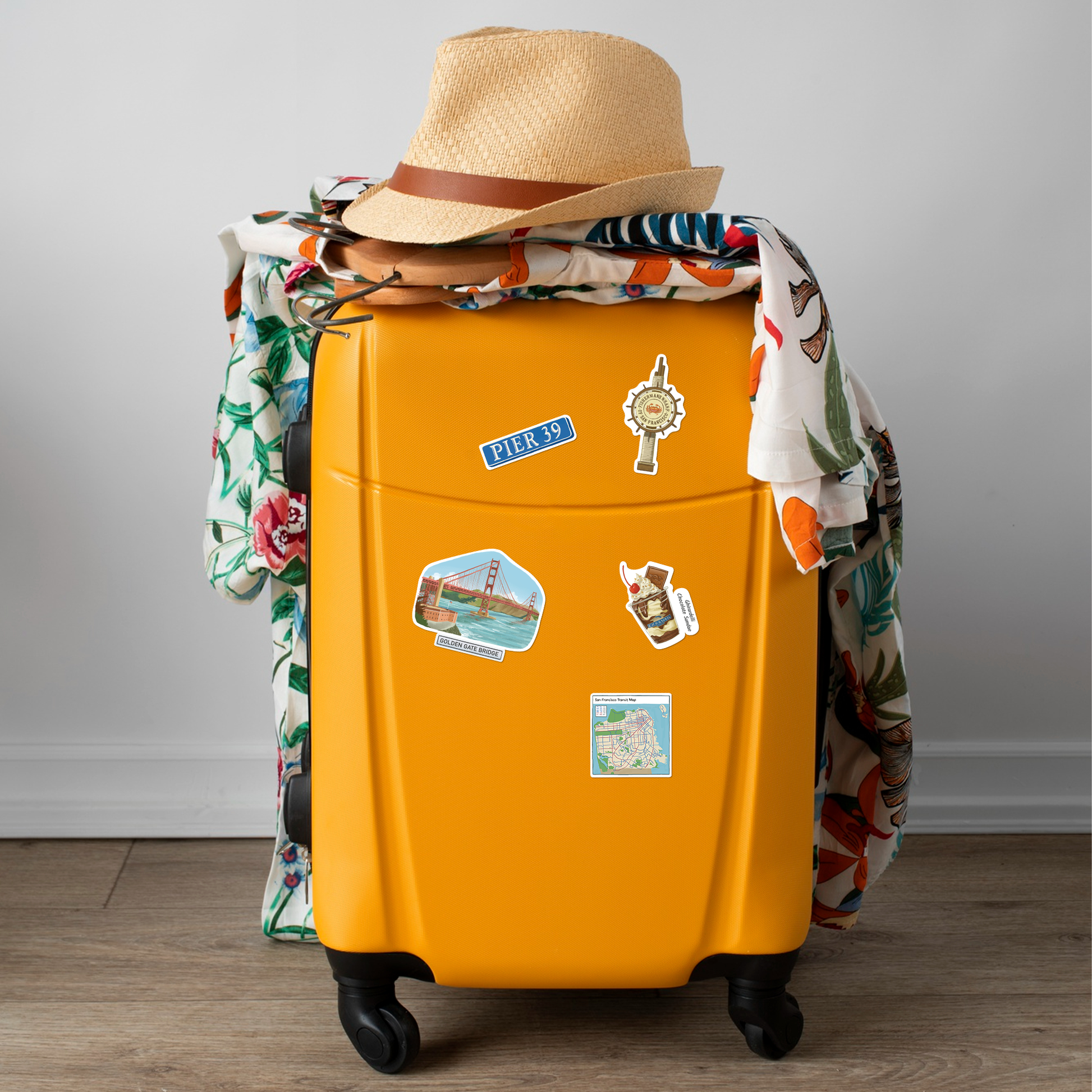 Serene San Francisco Statement Stickers (28pcs)