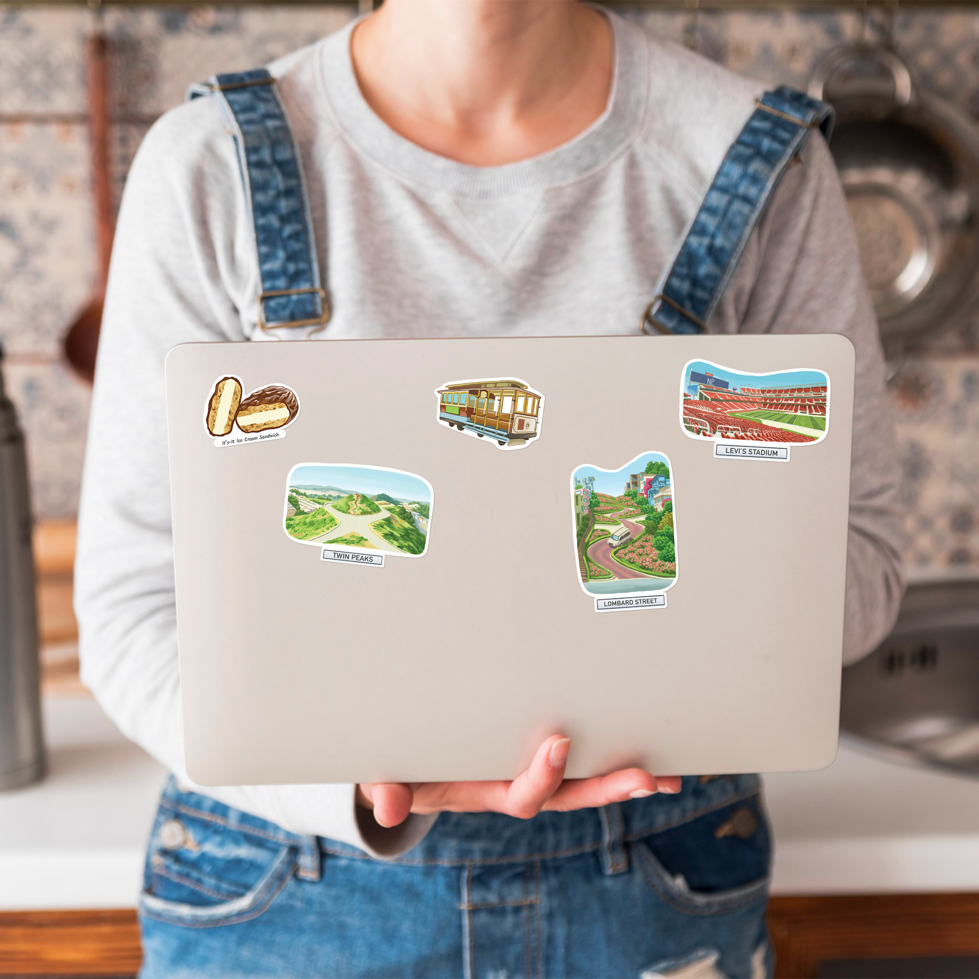 Serene San Francisco Statement Stickers (28pcs)