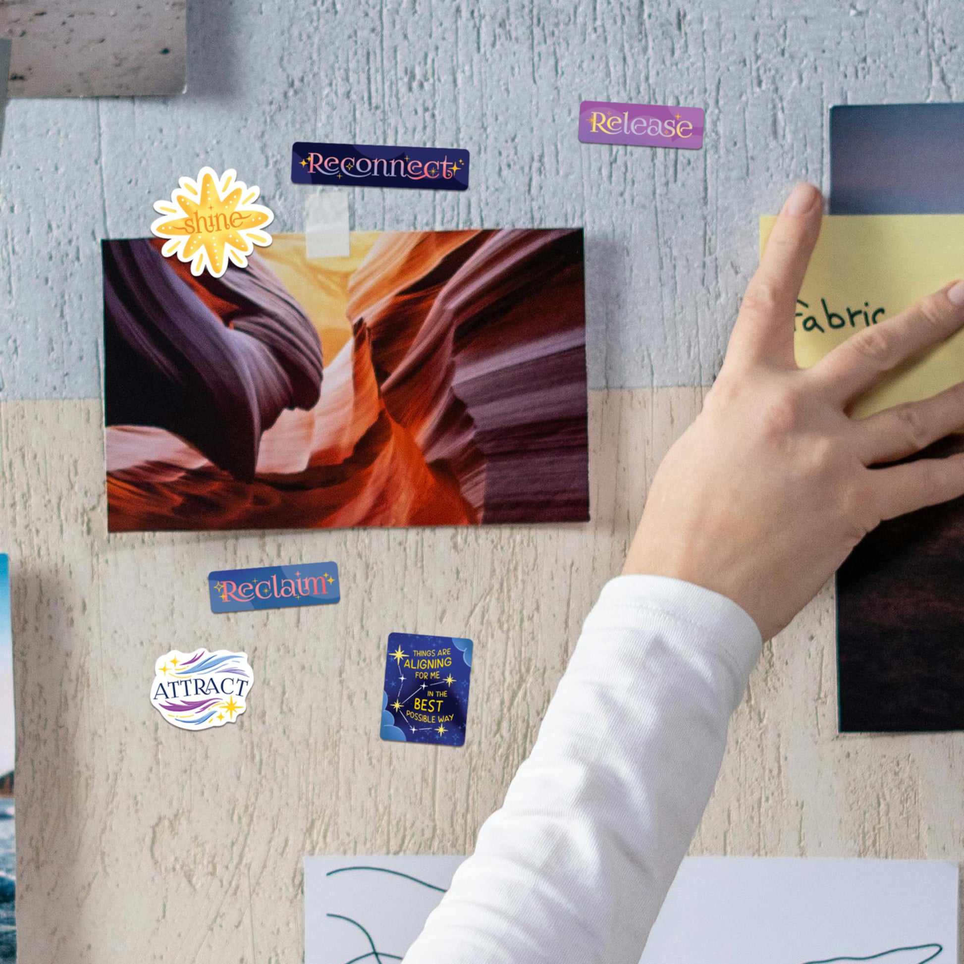 Celestial Manifest and Reclaim Vision Board Stickers (30pcs)