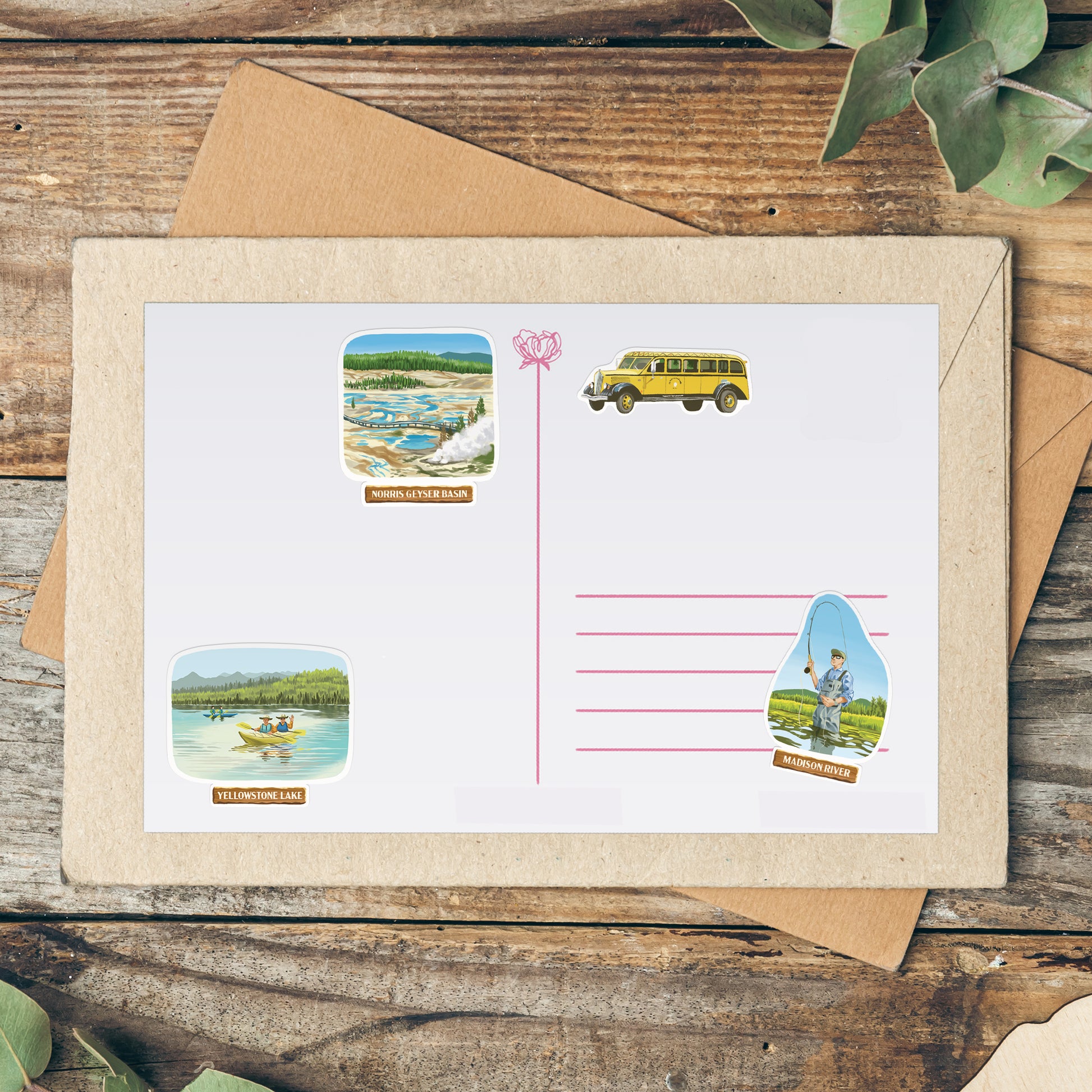 Yellowstone National Park Stickers (28pcs)