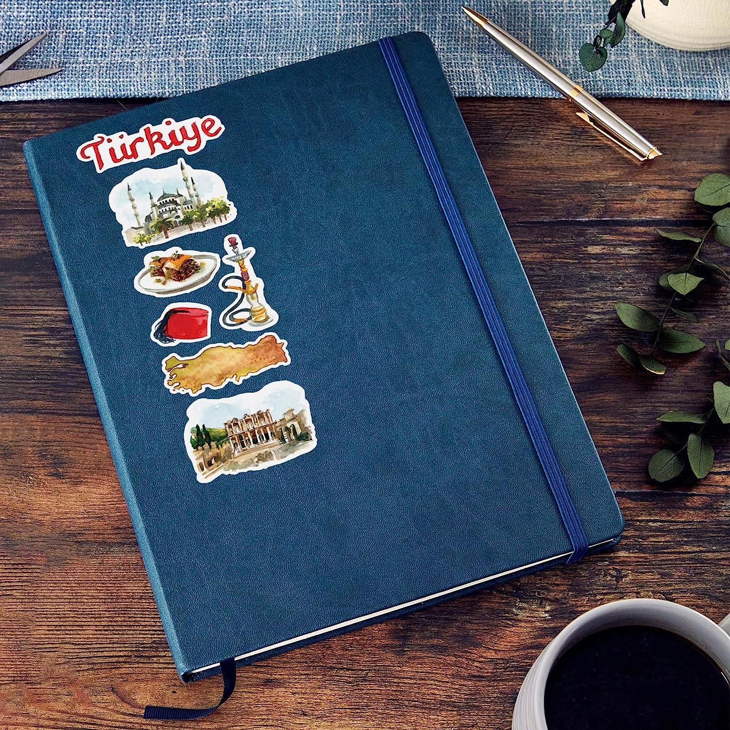 Tantalizing Turkiye Travel Stickers (31 Pieces)