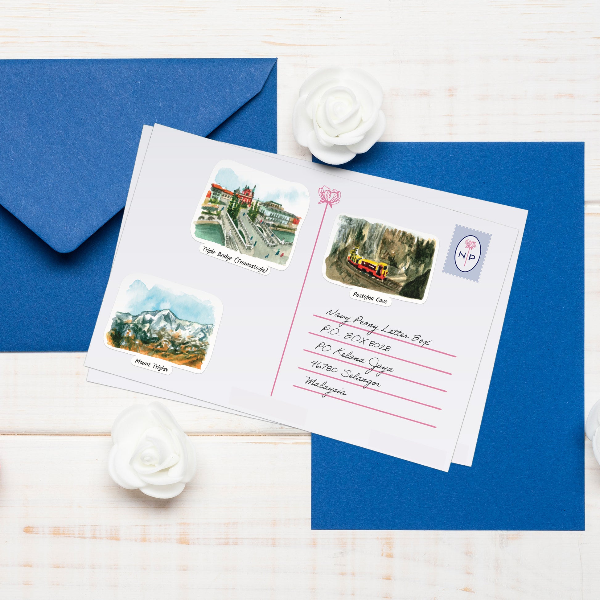 Scenic Slovenia Travel Stickers (28pcs)