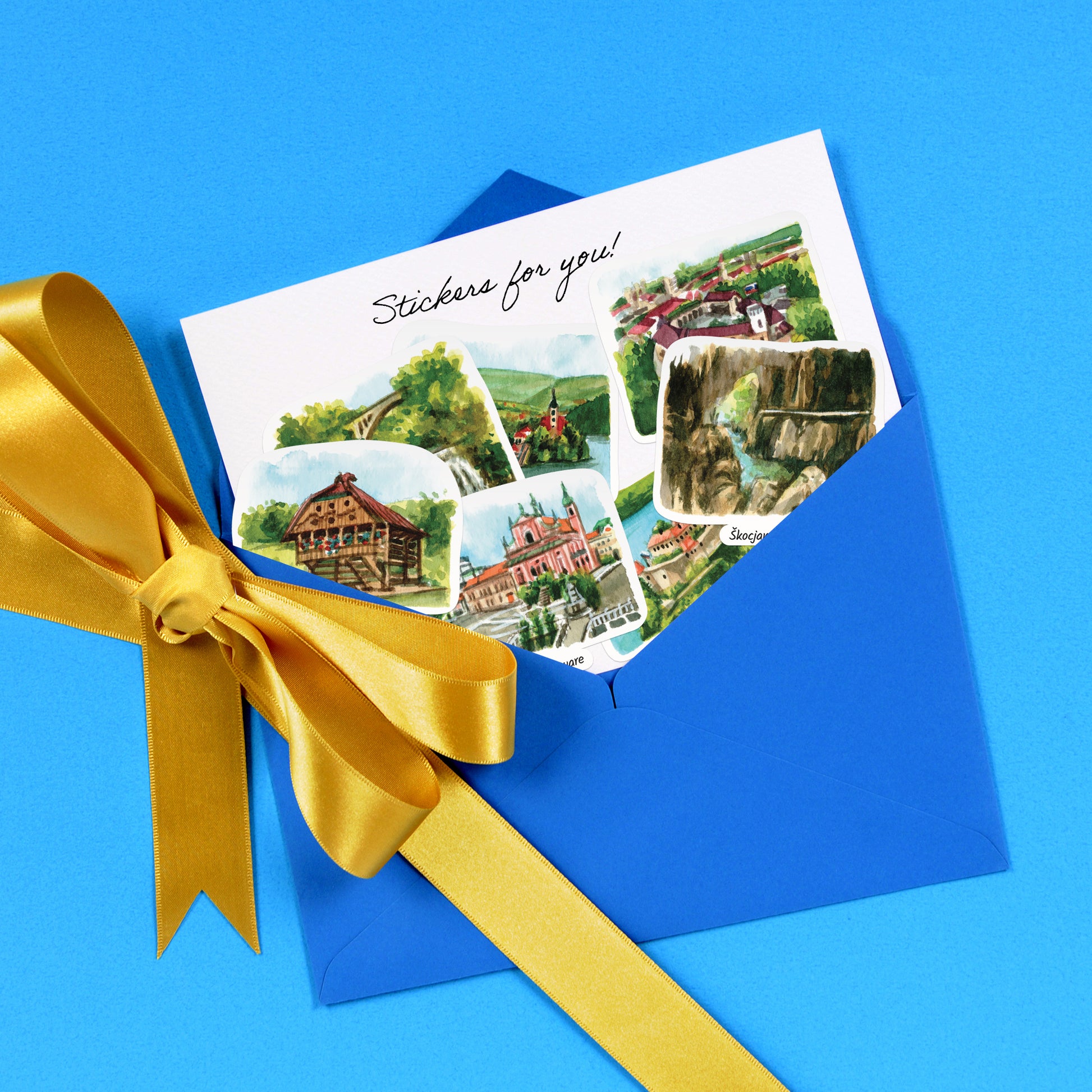 Scenic Slovenia Travel Stickers (28pcs)