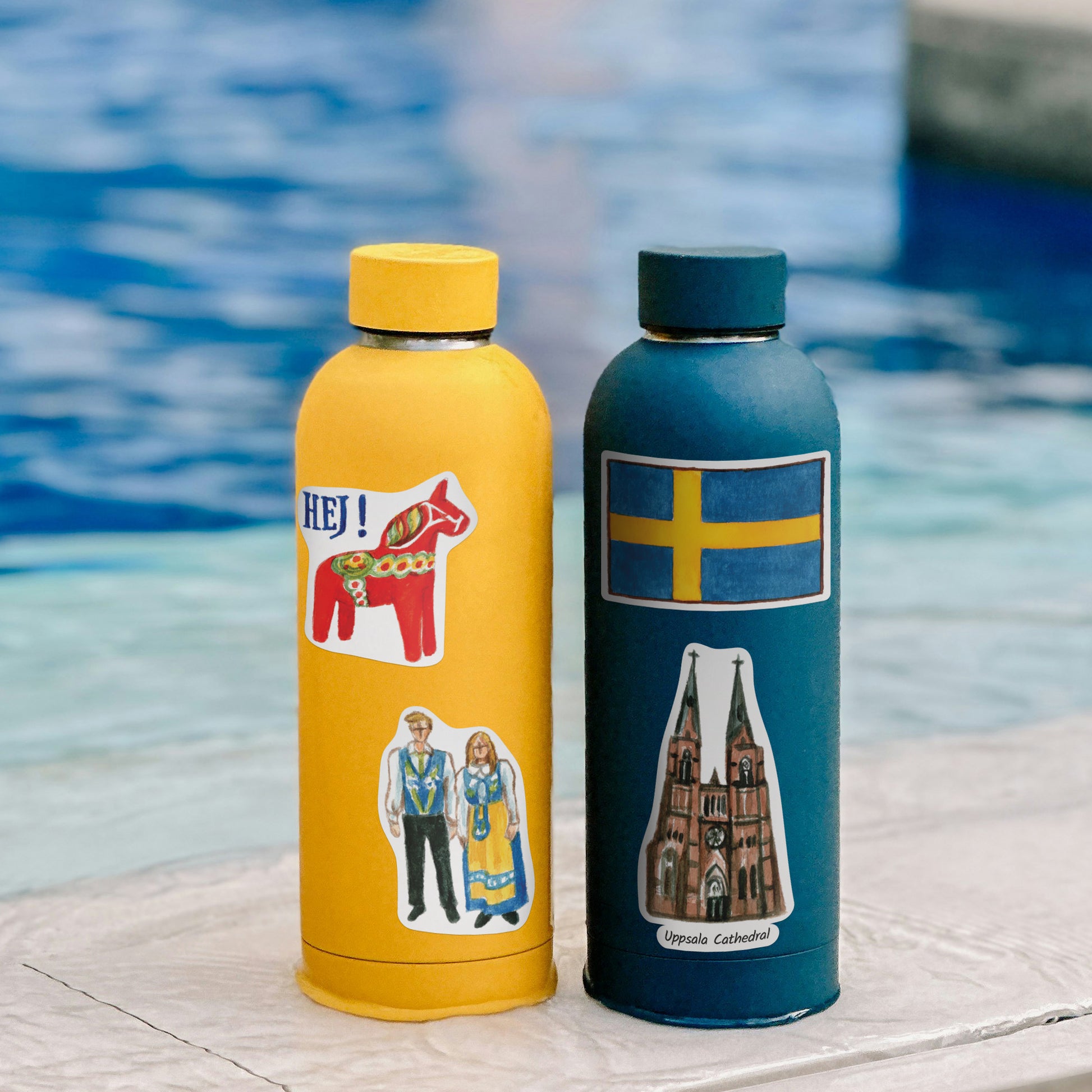 Stylish Sweden Statement Stickers (28pcs)